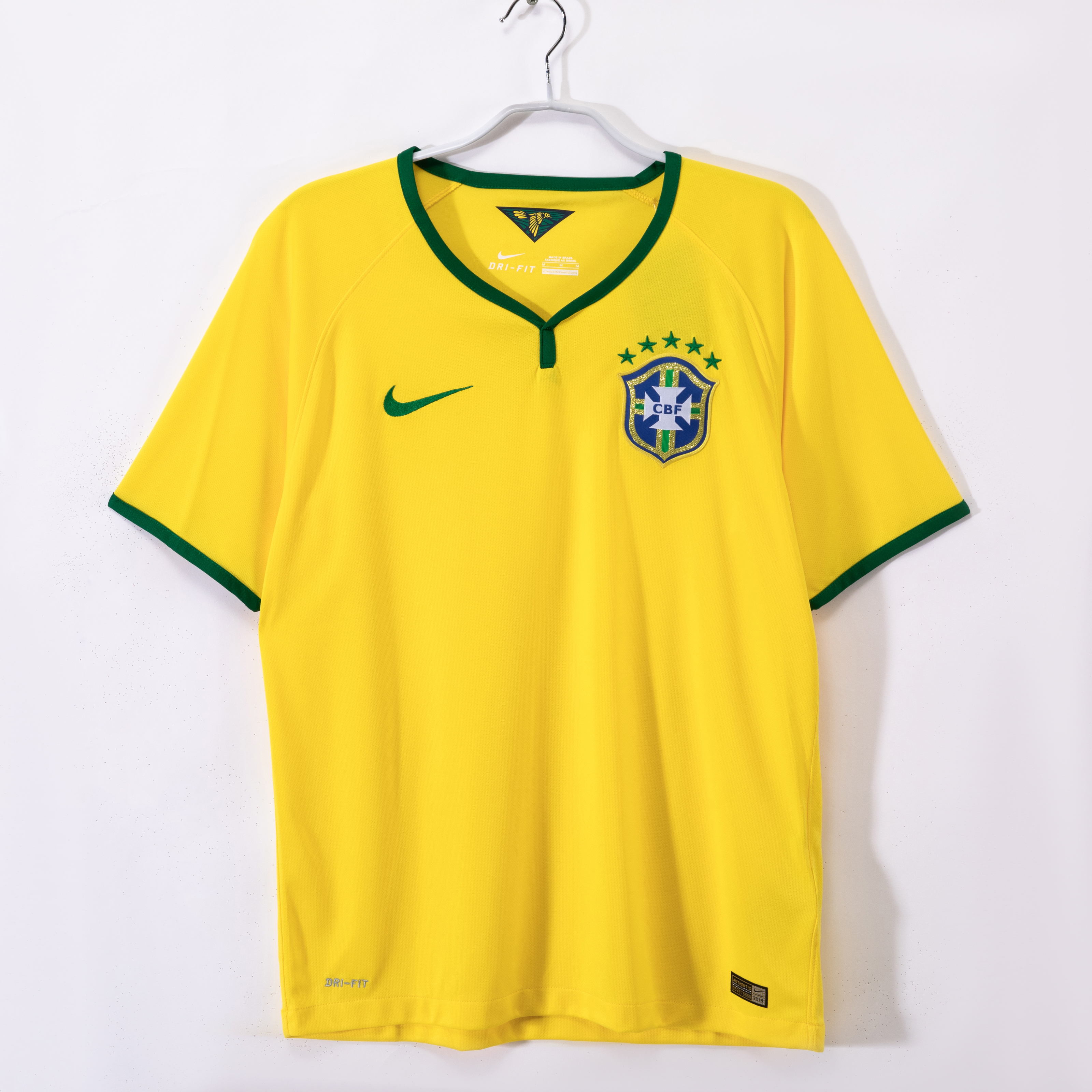 Retro 2014 Brasil Home  S-XXL
