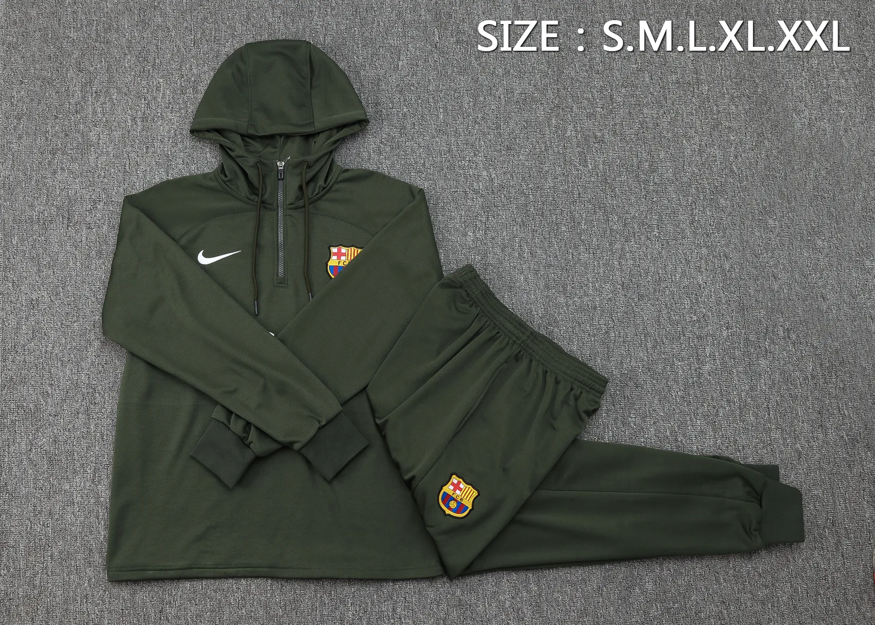 2023 Barcelona Training Suit with Half-zip Size: S-XXL