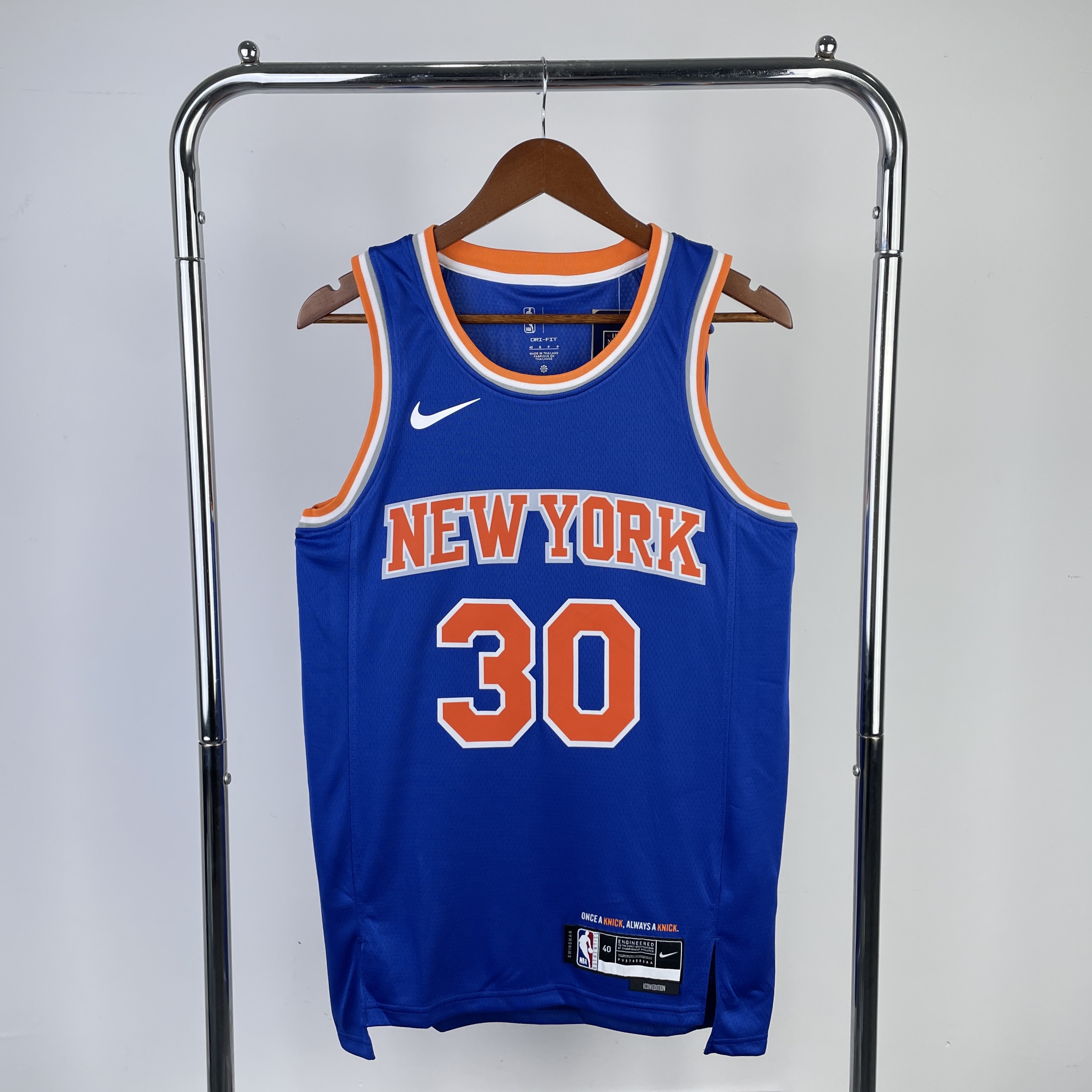 23 season Knicks Blue  No.30 S-XXL