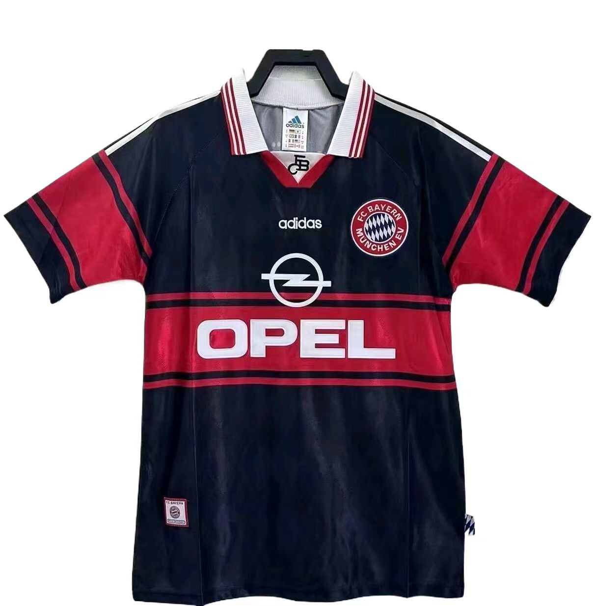 Retro 1997-99 Bayern Munich Home Kit S-XXL