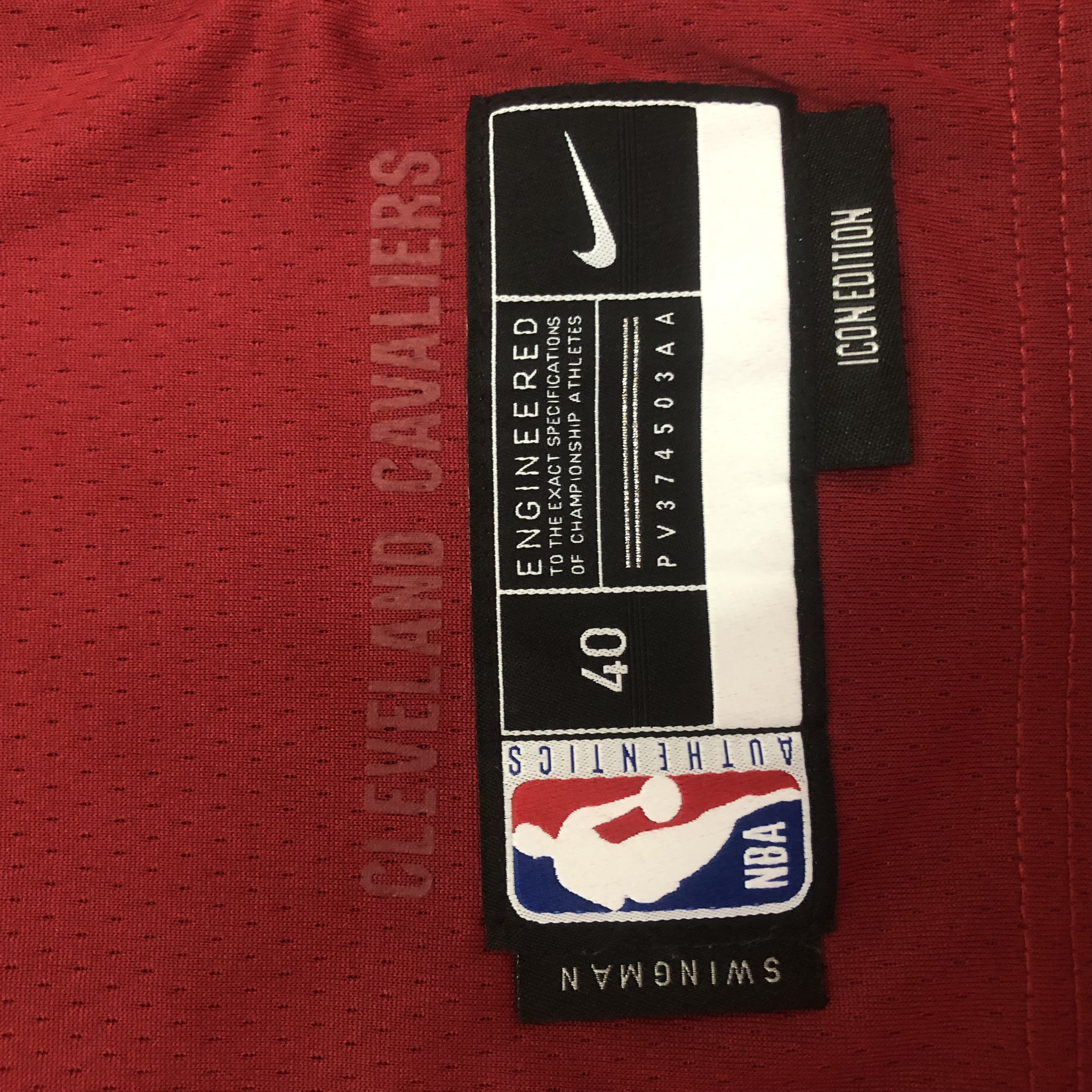 23 Seanson Cleveland Cavaliers Away  #4