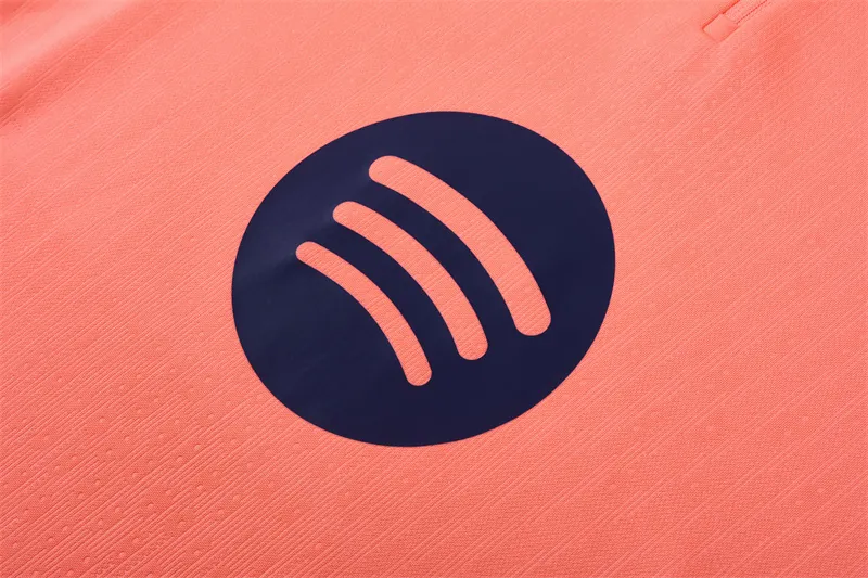 Adult/ Kids 2425 Barcelona half zipper Training suit 0C2A1203