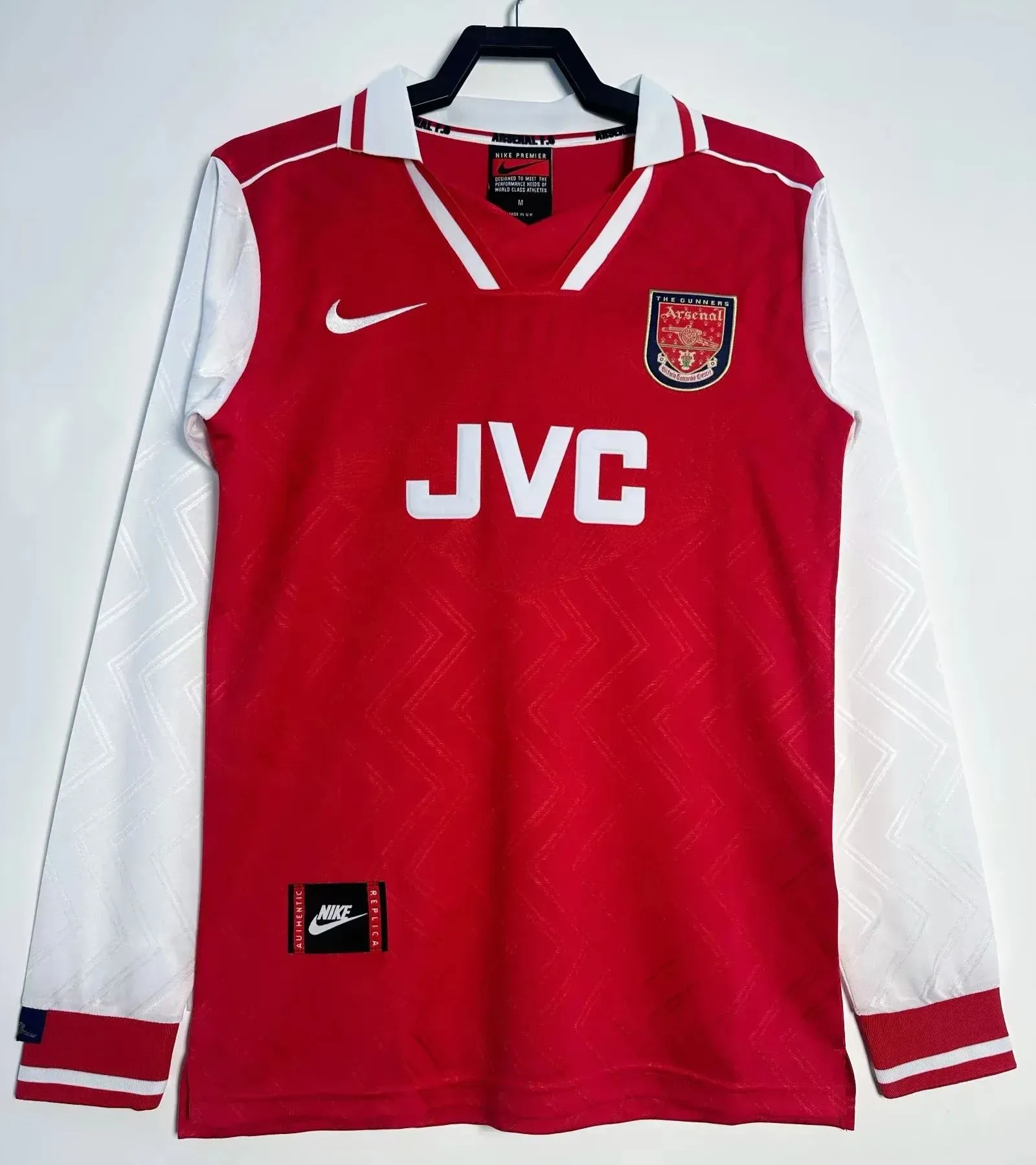 Retro 1996/97 Arsenal Home Long Sleeves S-XXL