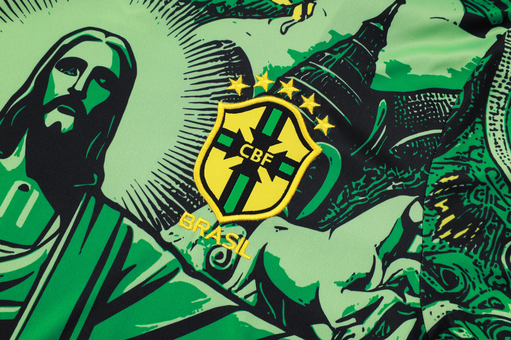 Brasil 2425 Short Sleeves Training Suit Green S-XXL