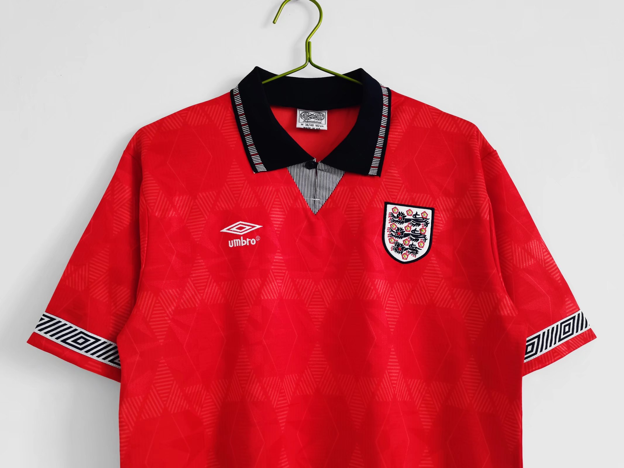 Retro  1990 England 1990 Away Red