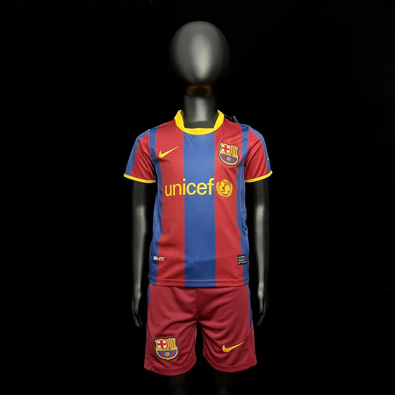 Kids Retro 2010/11 Barcelona Home 16-28