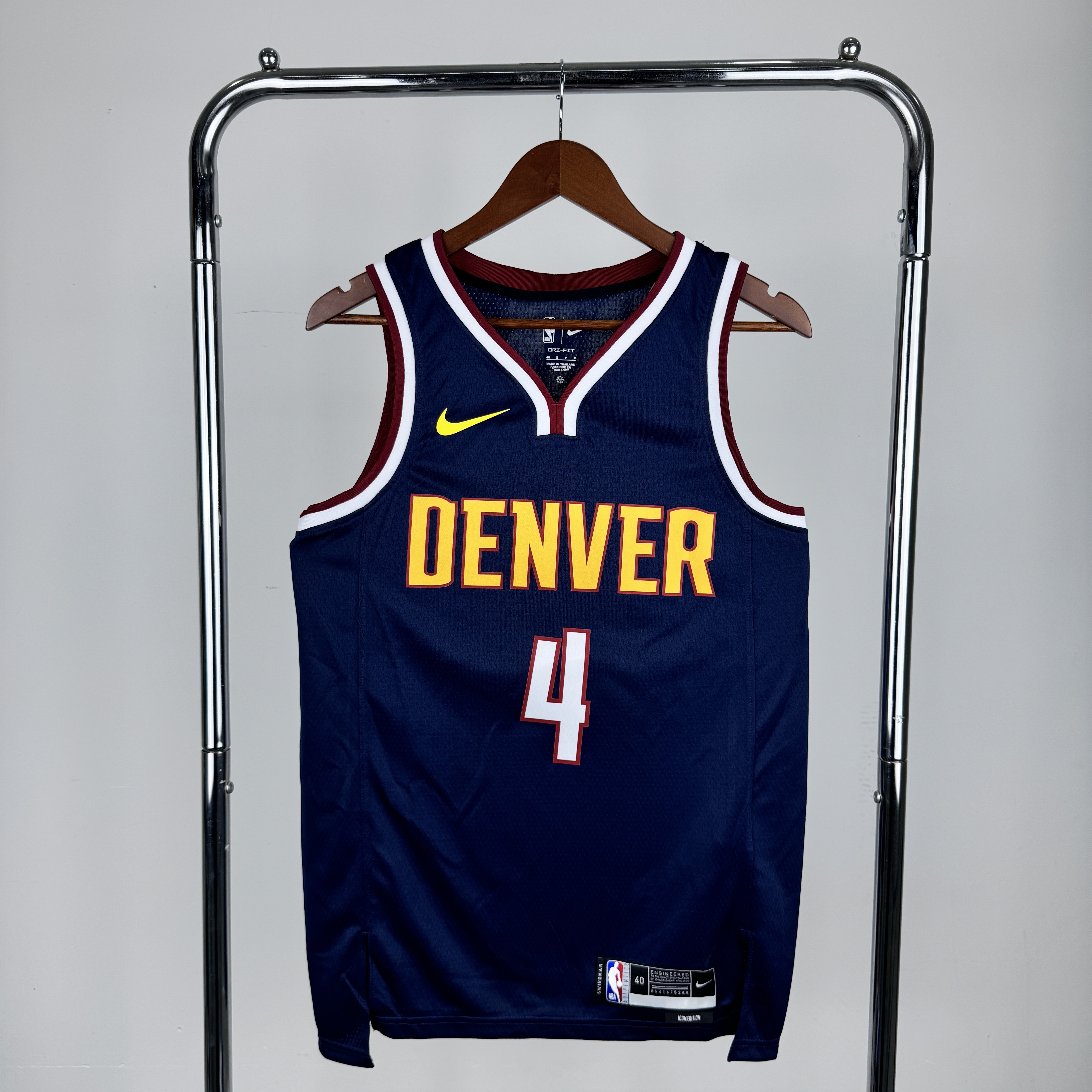 23 Season Denver Nuggets Purplish Blue  No.4 Westbrook
