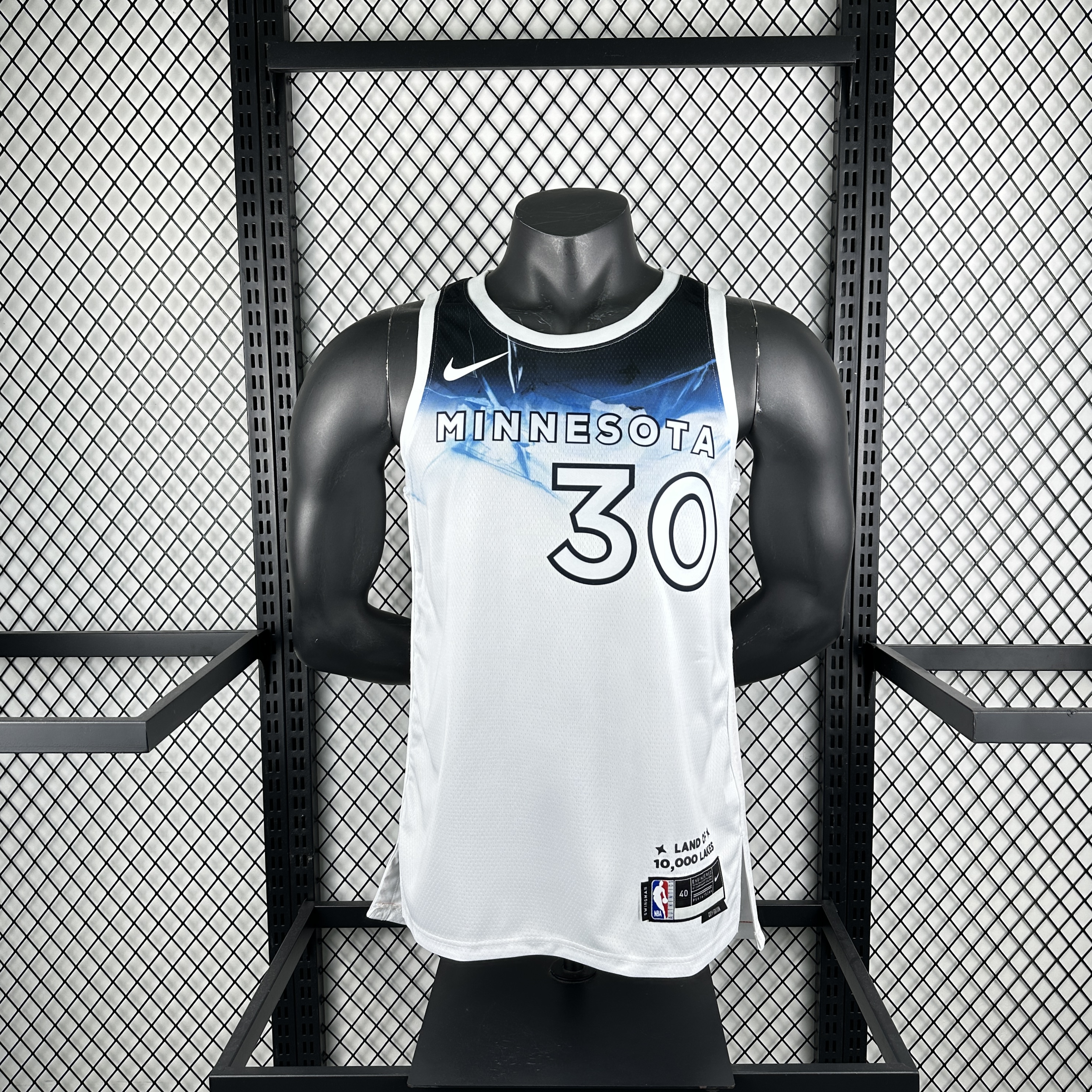 25 SEASON MINNESOTA TIMBERWOLVES CITY VERSION  NO.30