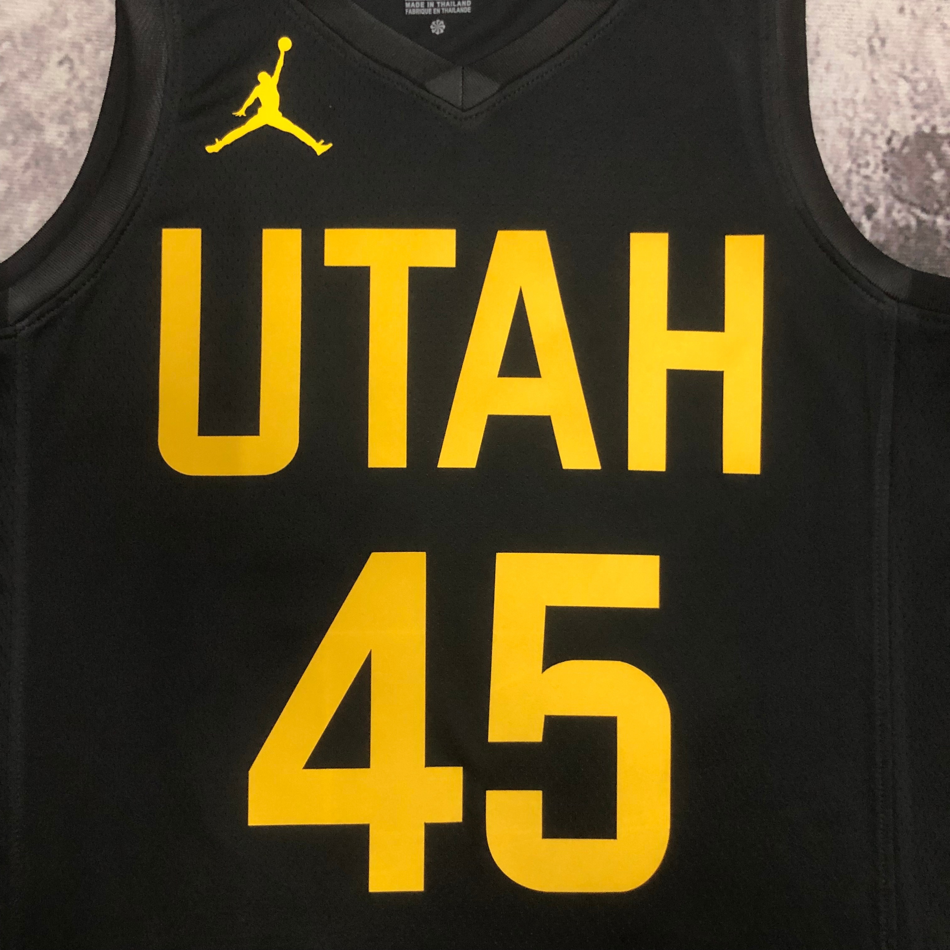 23 Season UTAH JAZZ Flyer Black  No No.45 Mitchell