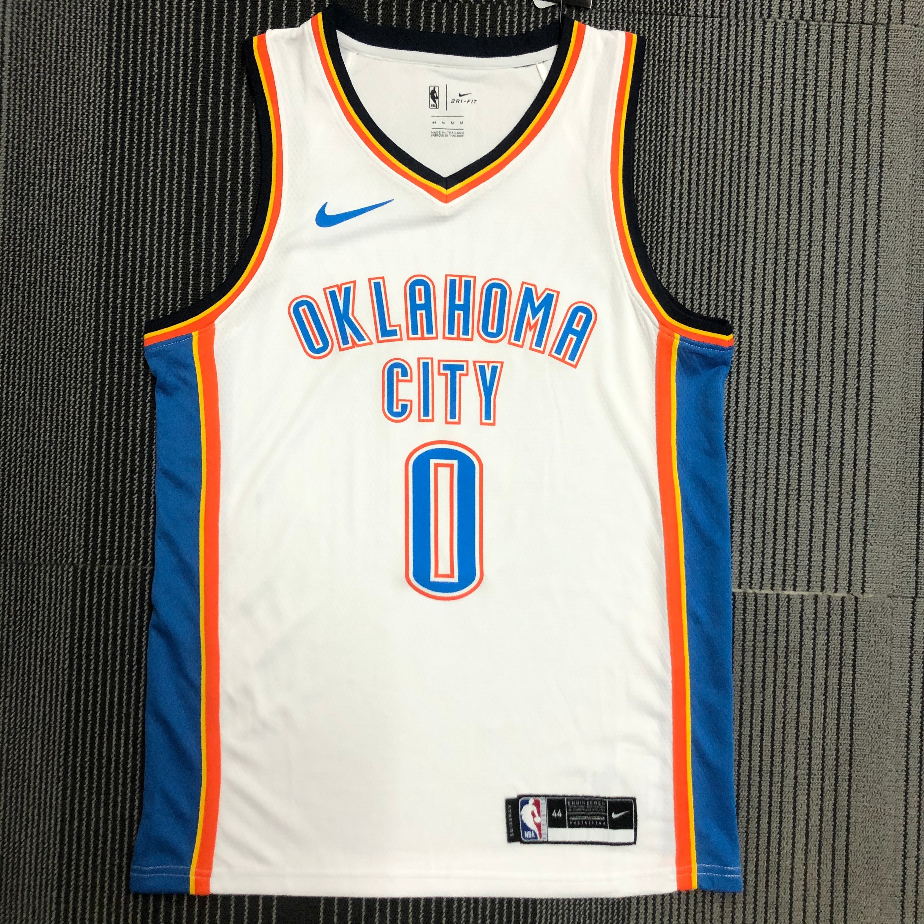 Oklahoma City Thunder White  No.0 Westbrook