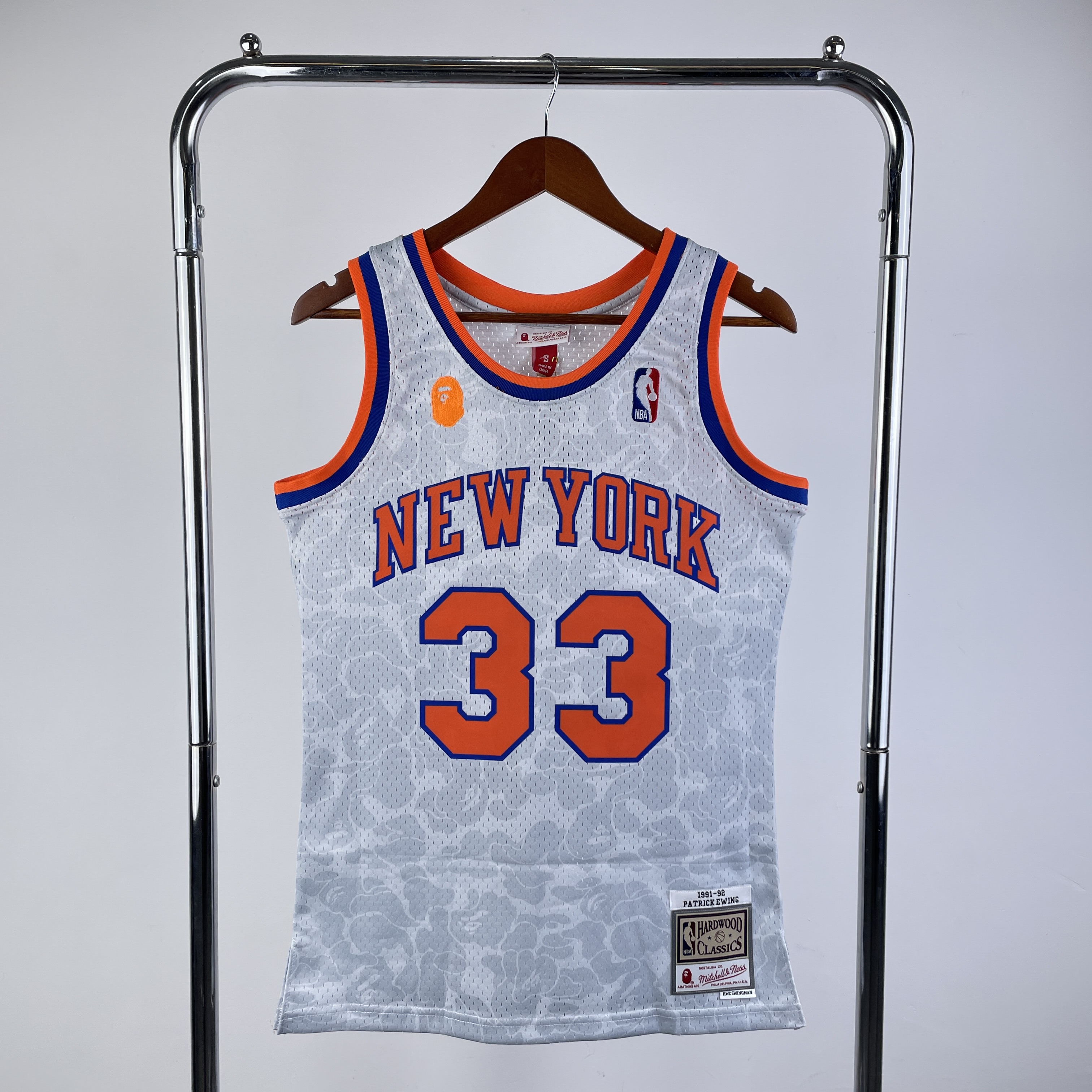 Knicks  : white No.33 S-XXL