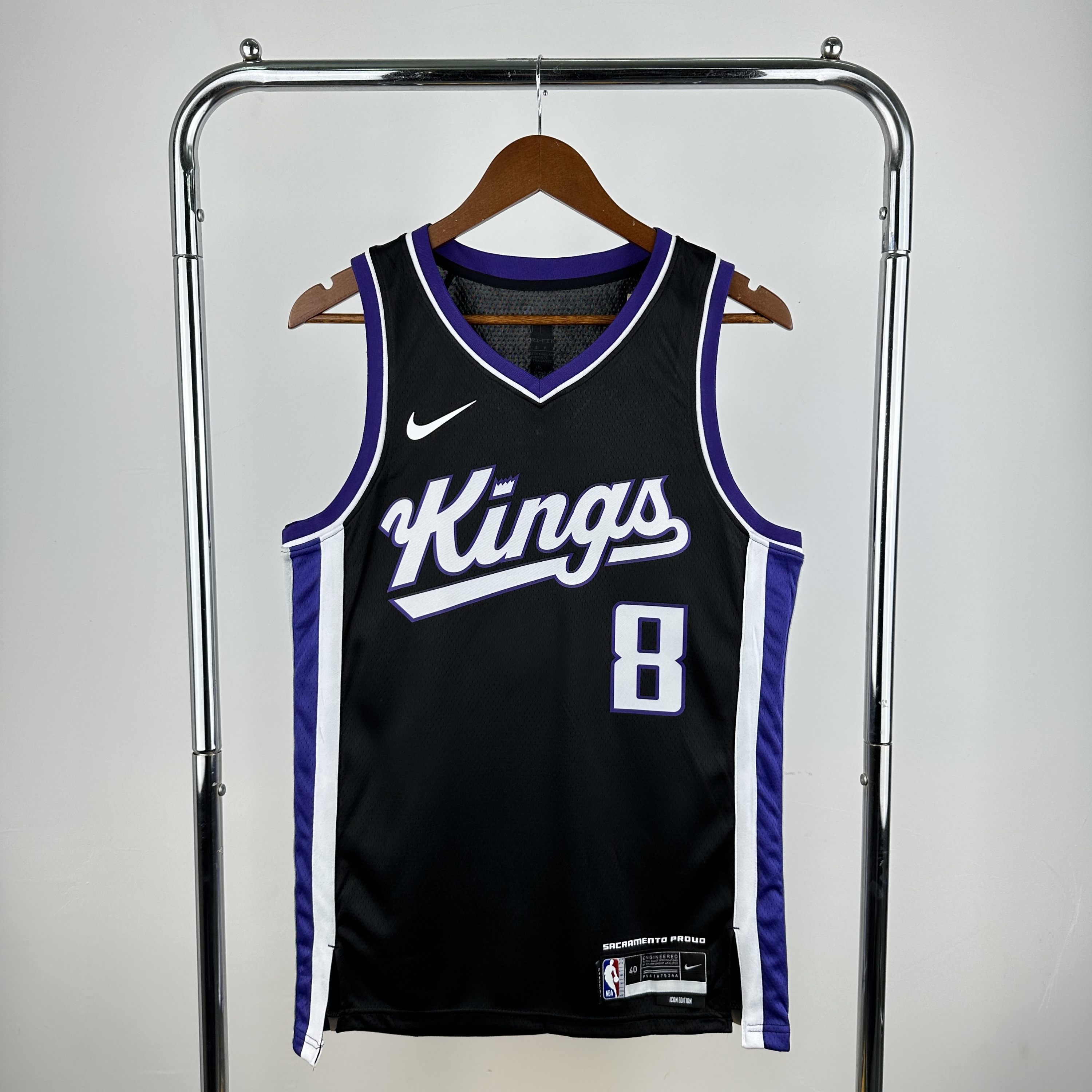 24 SEASON SACRAMENTO KINGS Away Black  #8 Lavine