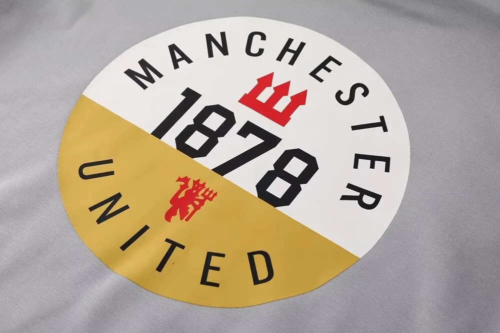 Manchester united Hoodie Gray Suit