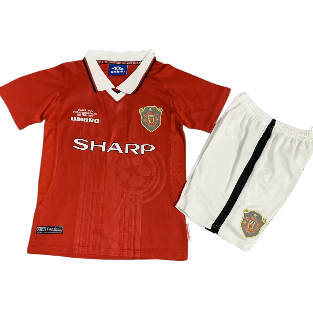 Kids Retro Manchester United 99-00 Home