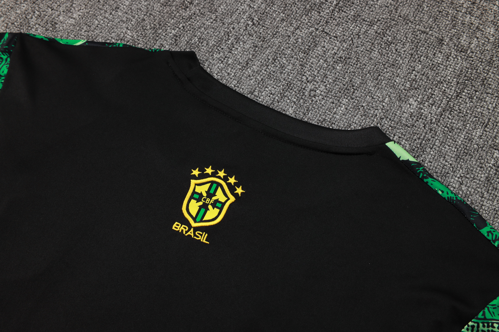 Brasil 2425 Short Sleeves Training Suit Green S-XXL