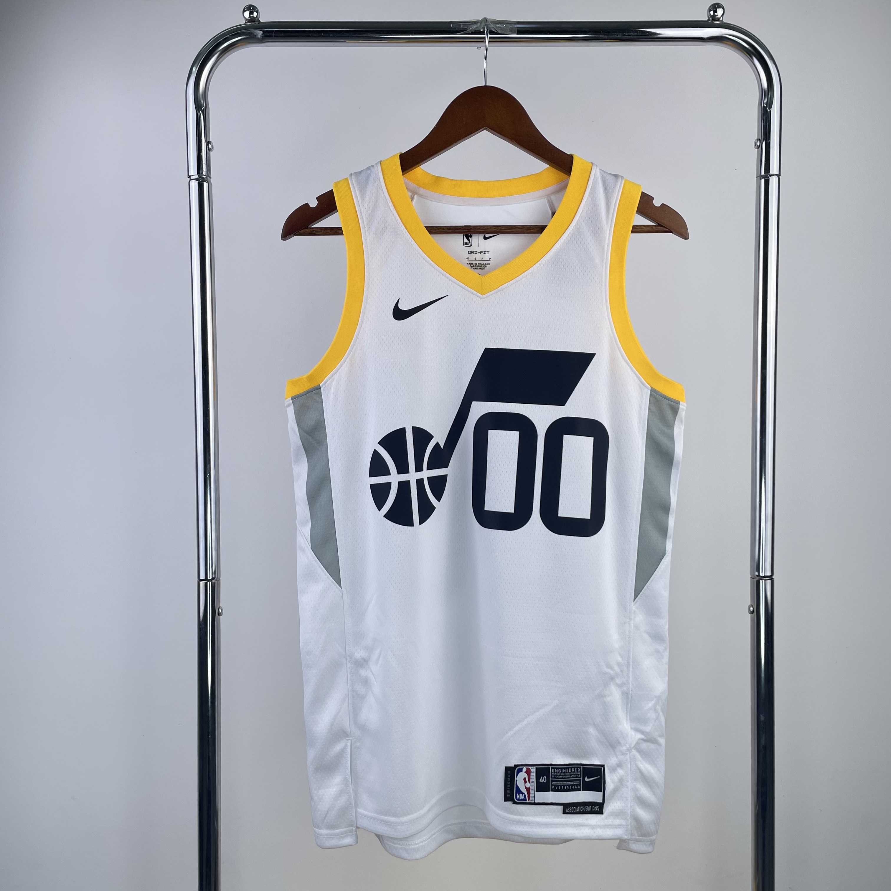 23 Season UTAH JAZZ Home White  No.00 Clarkson