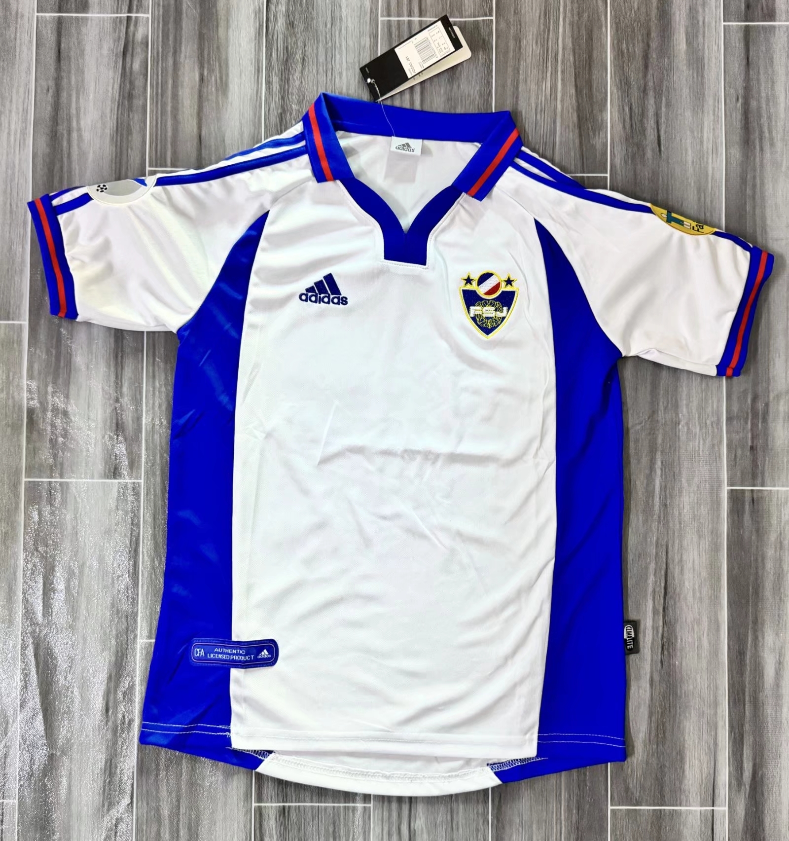 Retro 2000 Yugoslavia Away  with patches Size: S-XXL