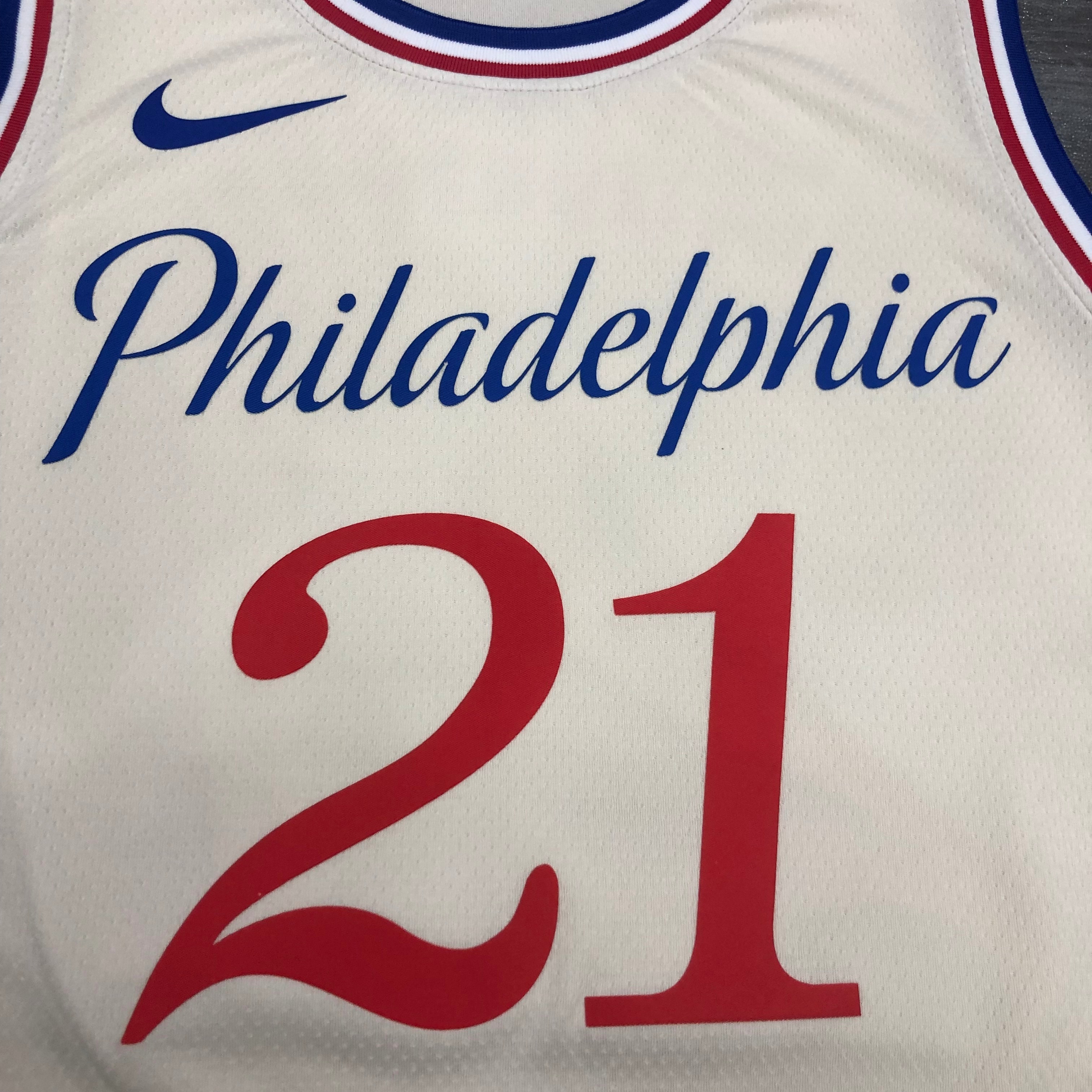 20 Season Philadelphia 76ers White  #21