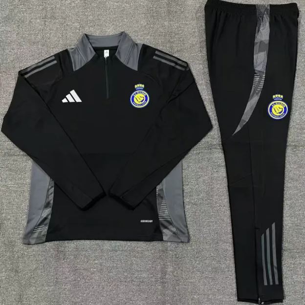 Adult / Kids AL NASSR 24/25 training SUIT(Black)