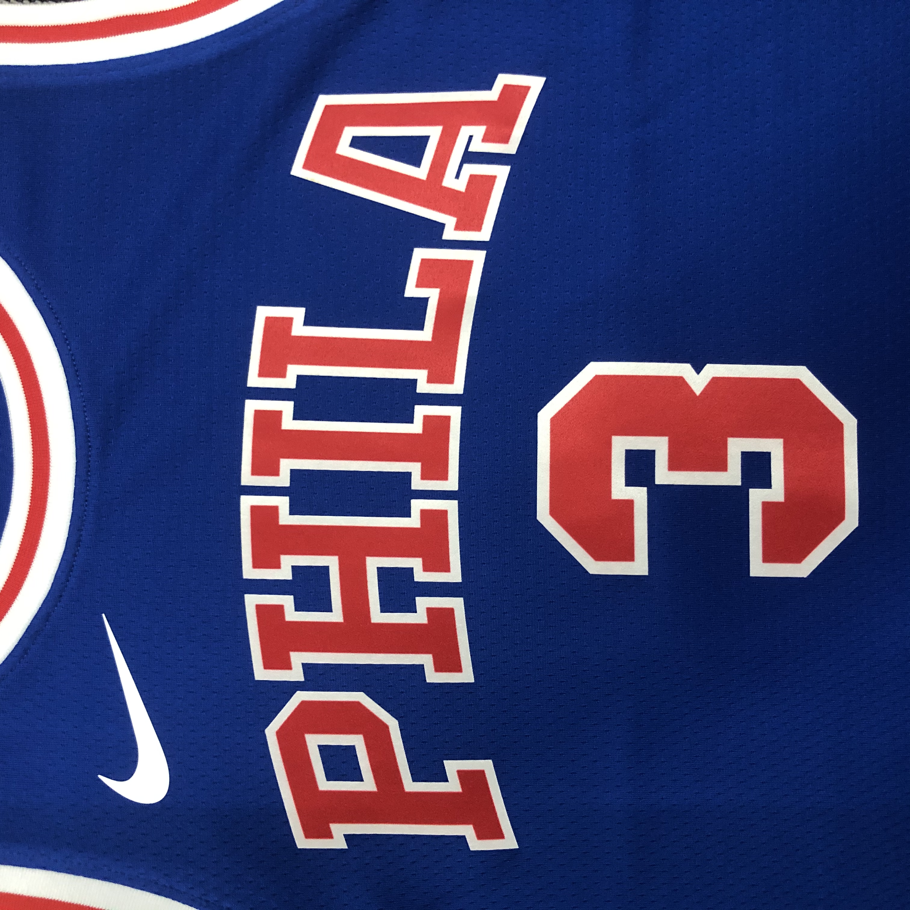 Philadelphia 76ers Retro  #3 Blue