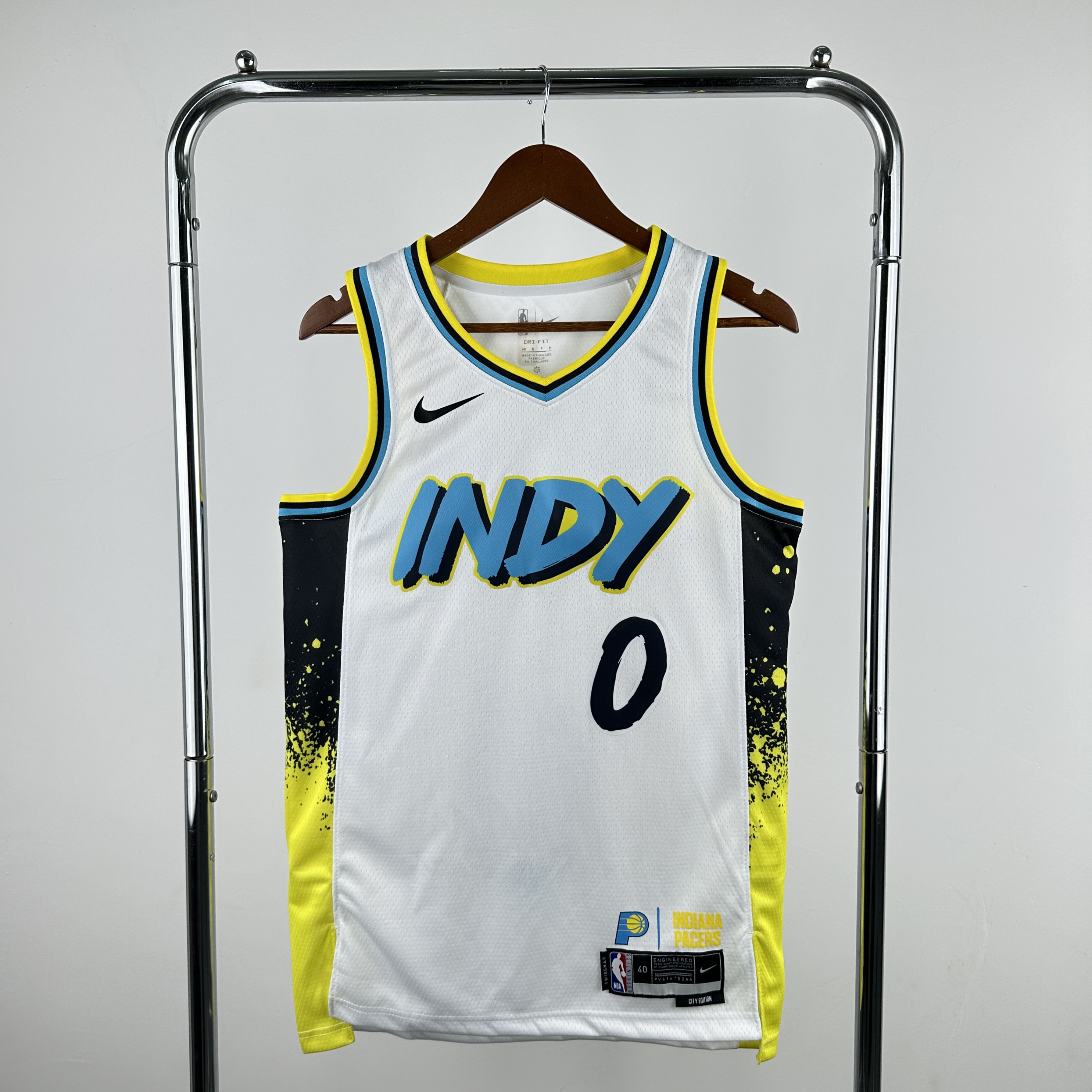 25 Season Indiana Pacers City Version  No.0 Haliburton