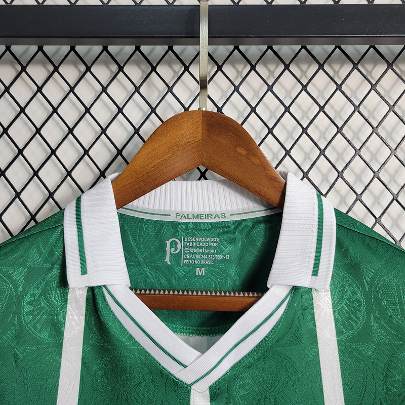 Retro  Palmeiras 1993 Home Green Long Sleeves