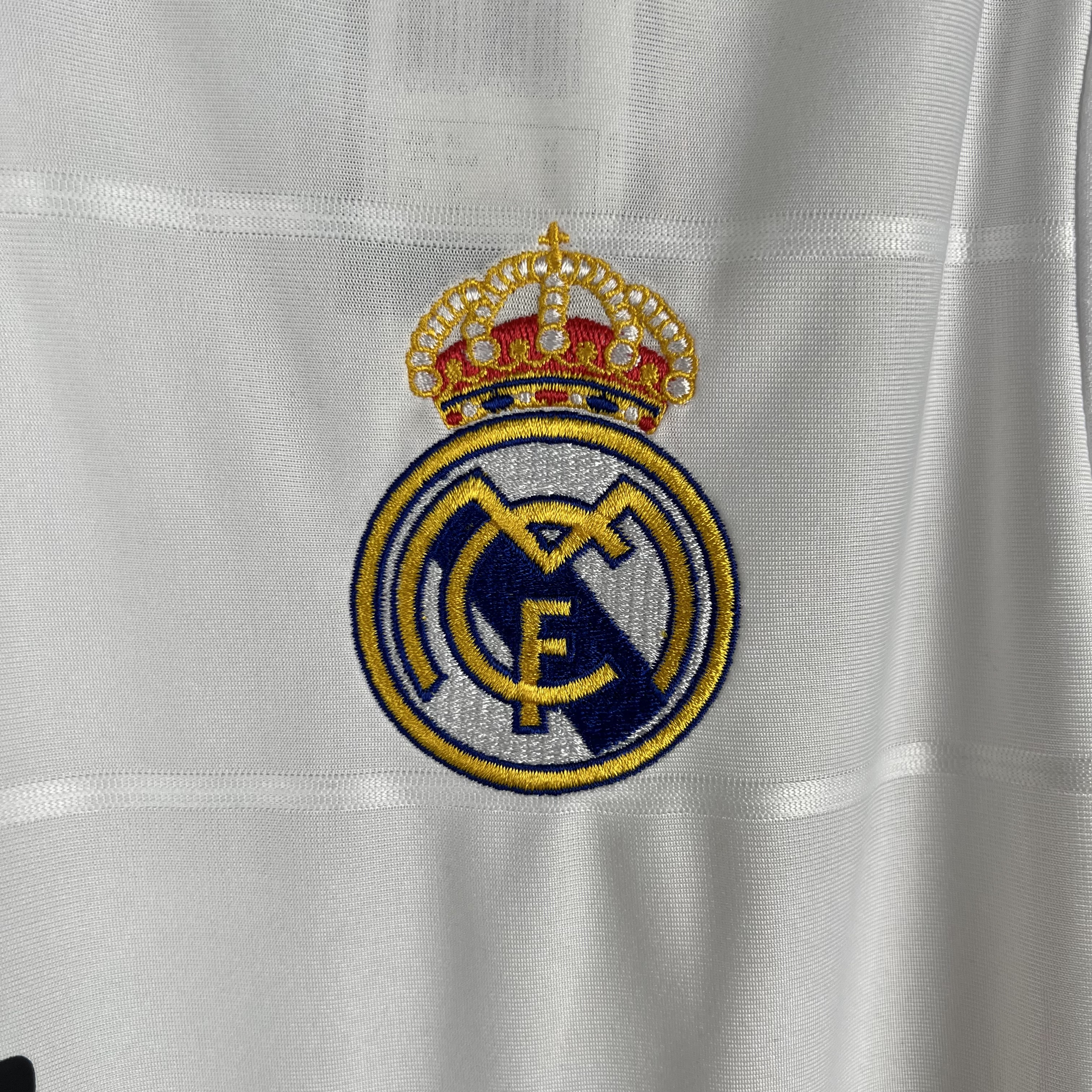 Retro  Real Mαdrid 13/14 Home White Long Sleeves