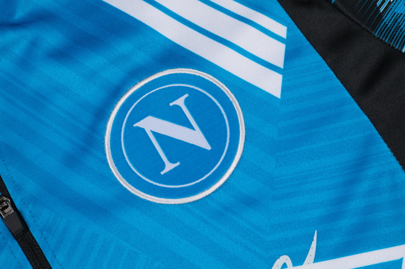 Adult / Kids Naples 24/25 half zipper training suit B974#