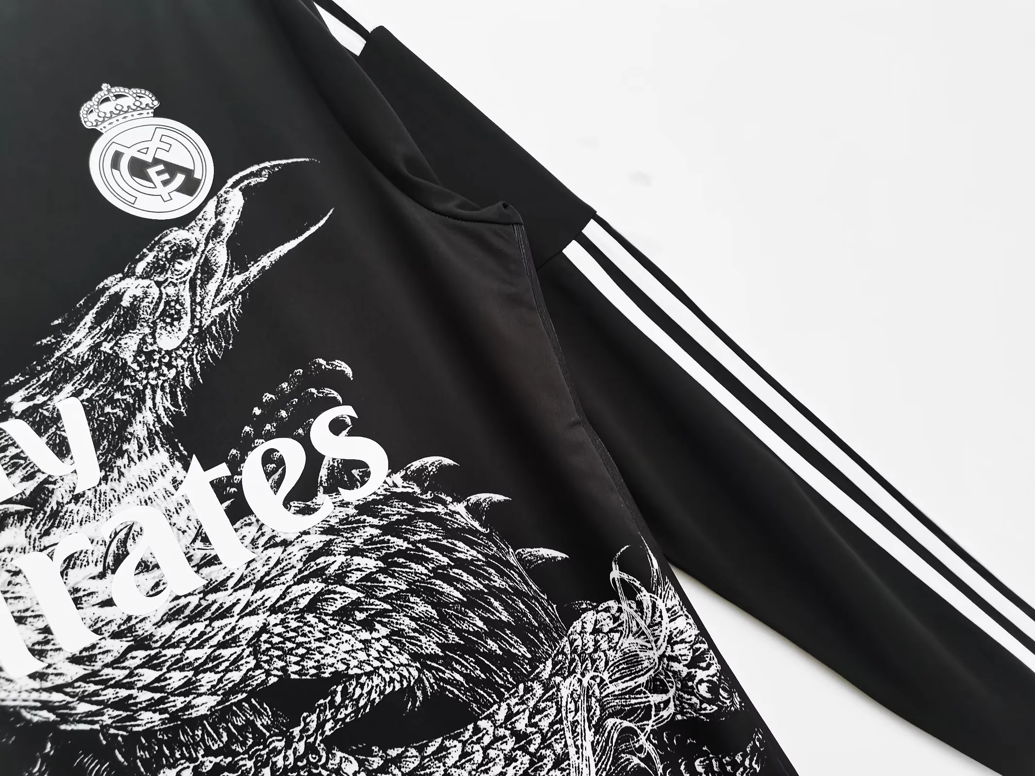 Retro  Real Mαdrid 14/15 Third Black Long Sleeves