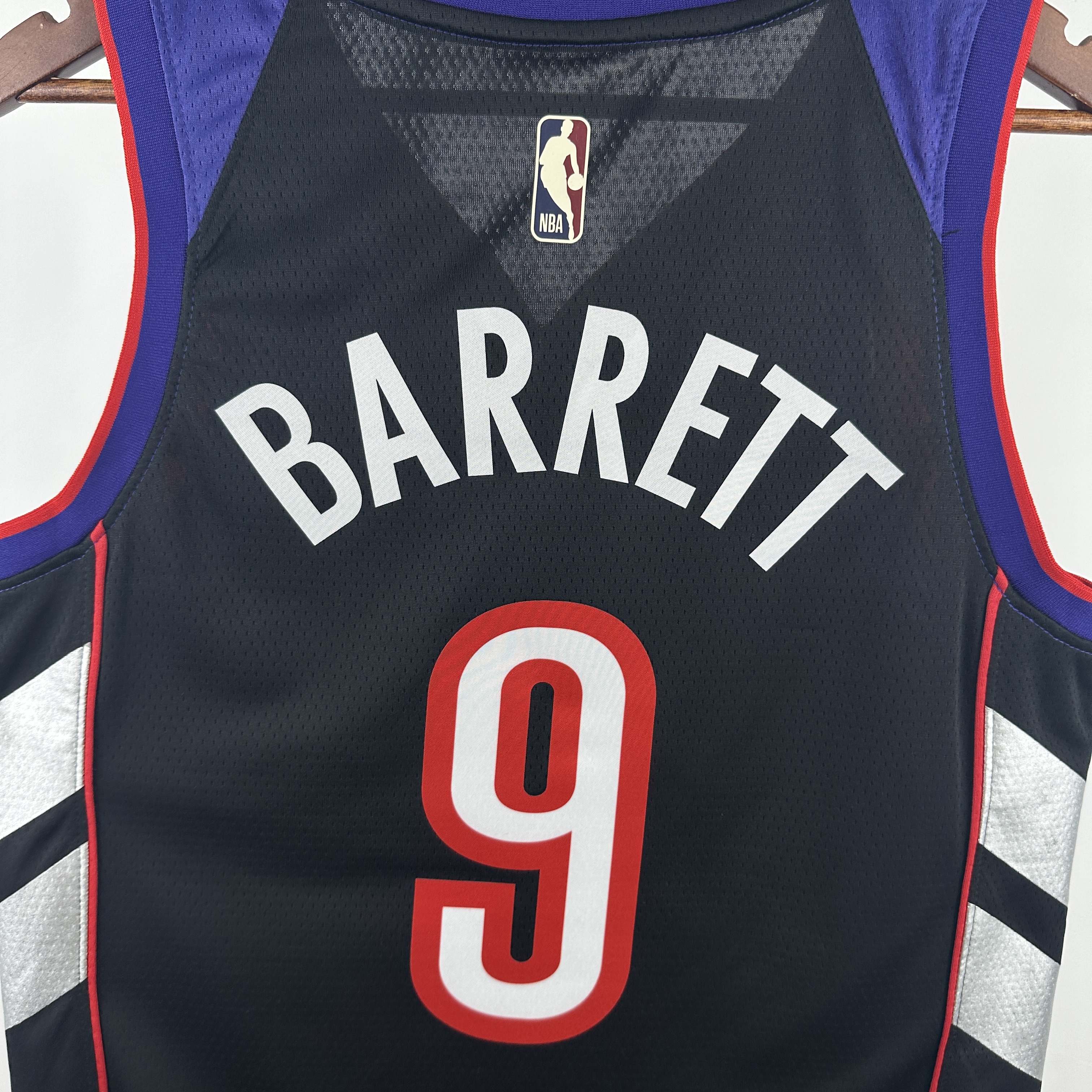 25 Season Toronto Raptors Purple  No.9 Barrett