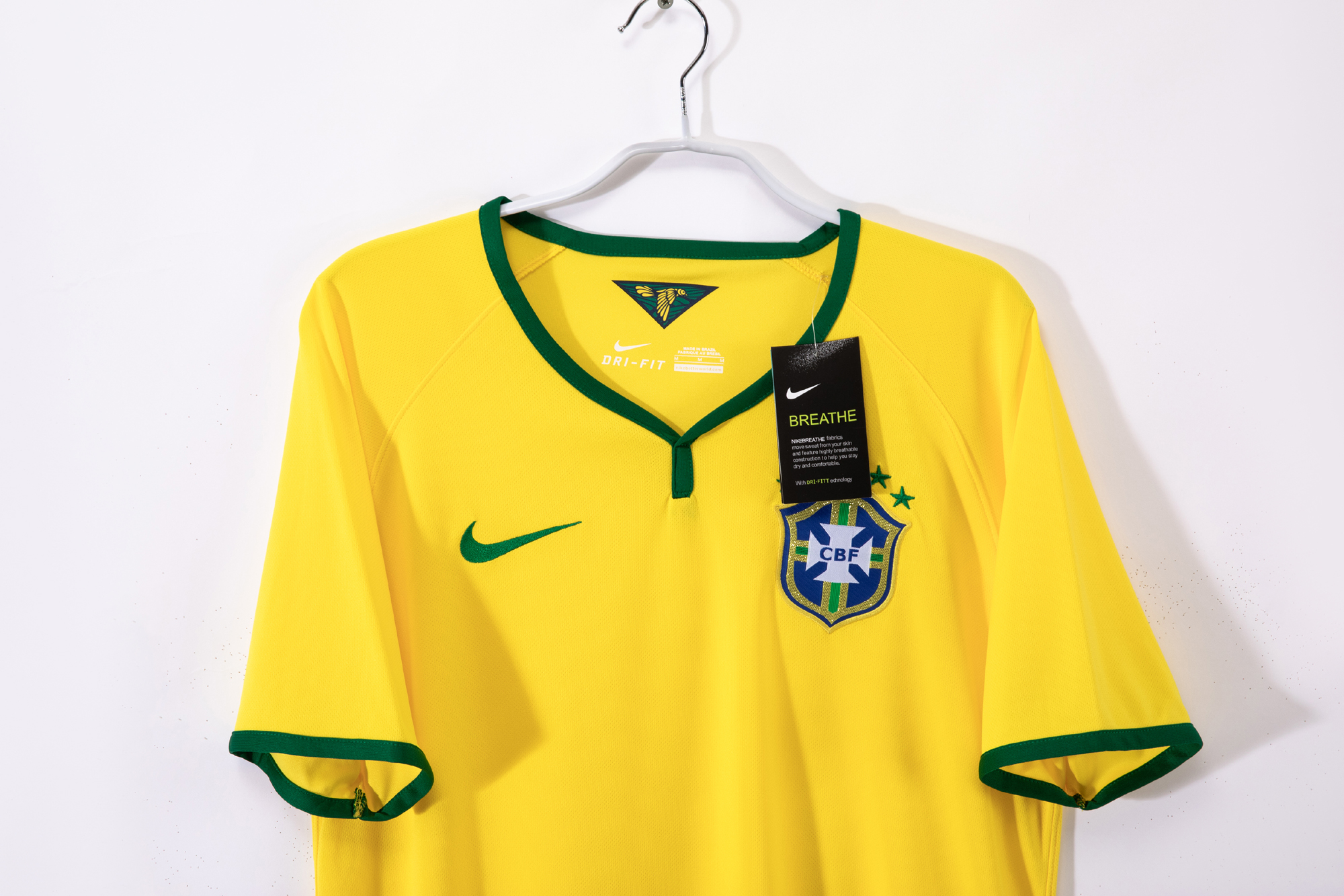 Retro 2014 Brasil Home  S-XXL