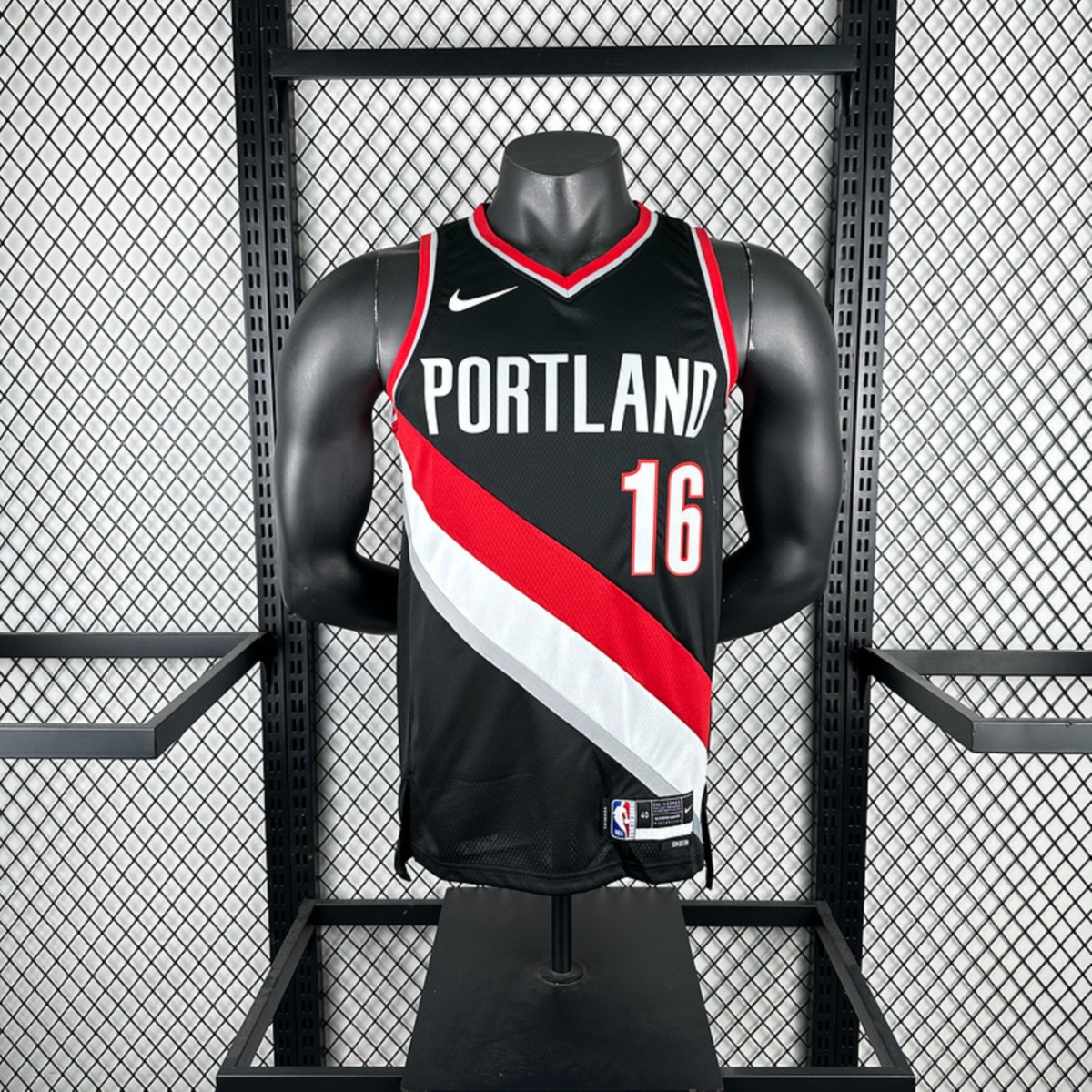 23 Season Portland Trail Blazers Black No.16