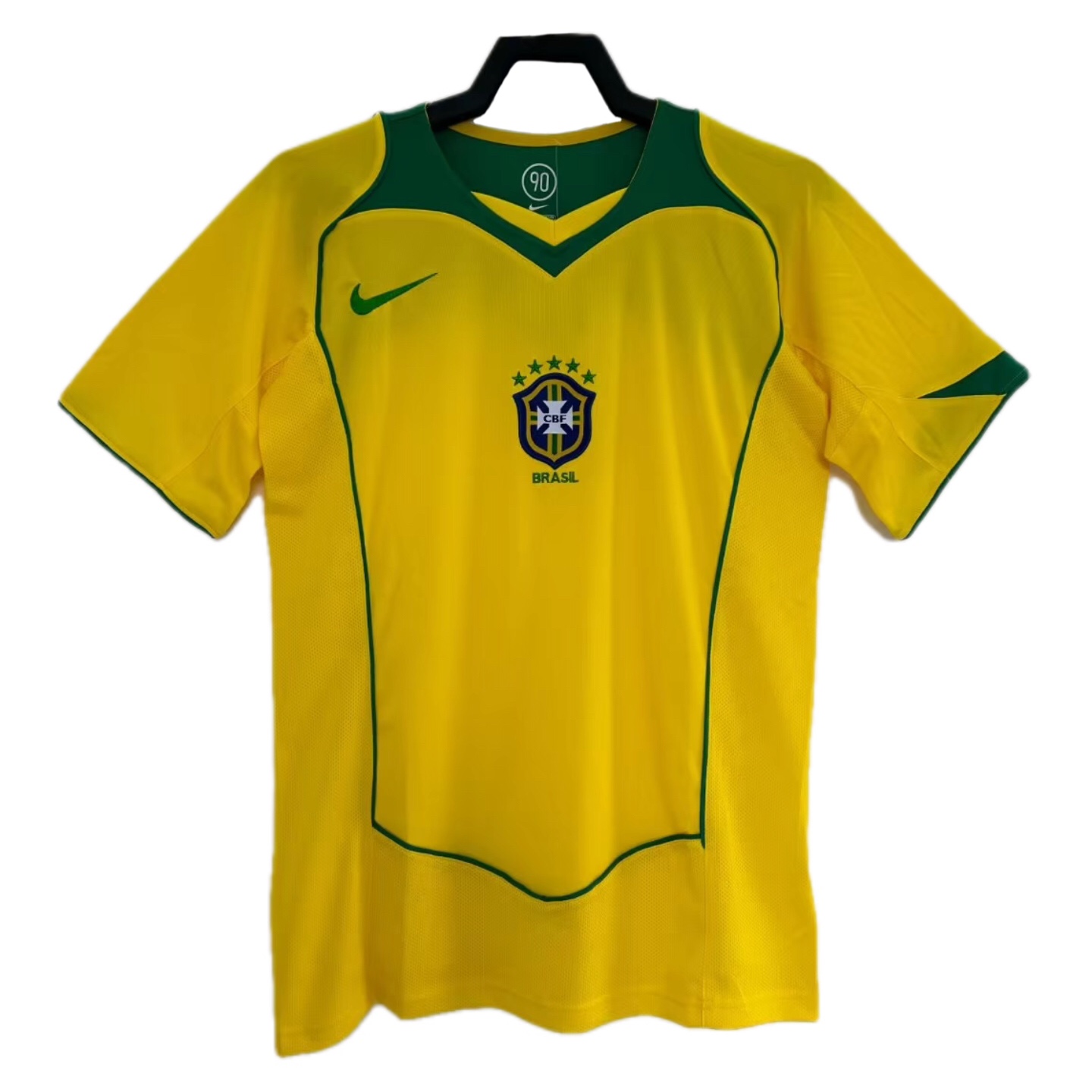 Retro  Brazil 2004 Home Yellow