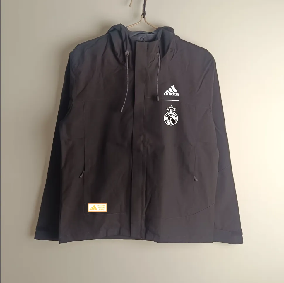 Real Mαdrid Black windbreaker
