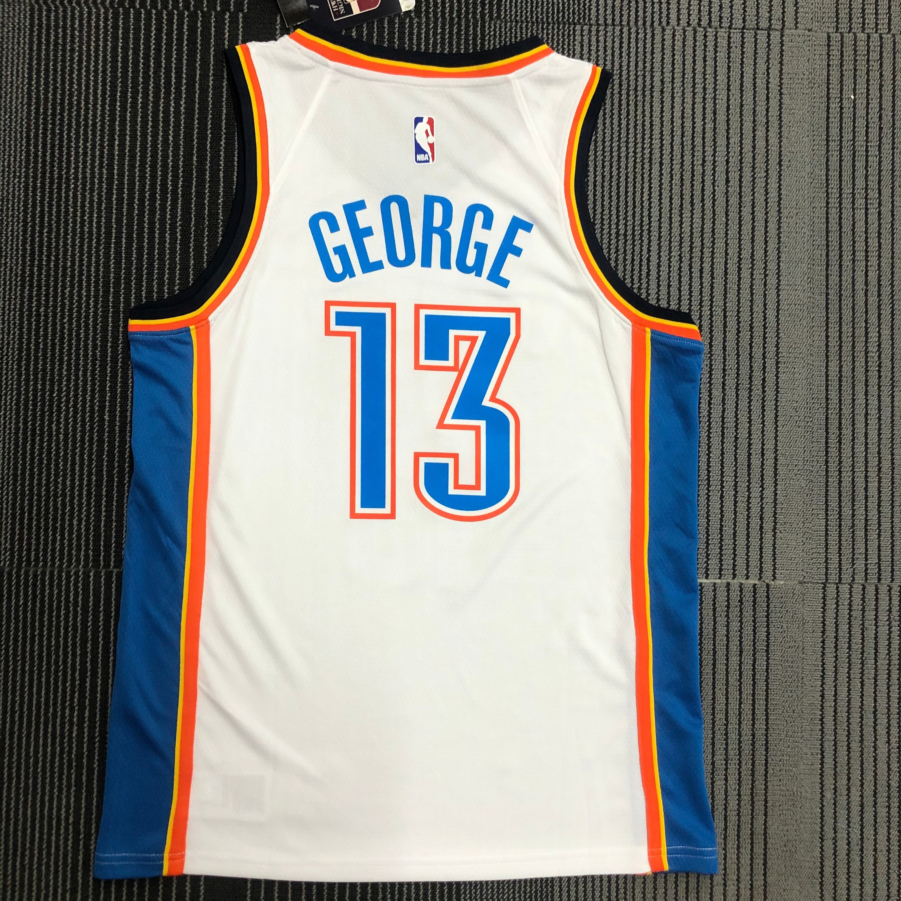 Oklahoma City Thunder White  No.13 George
