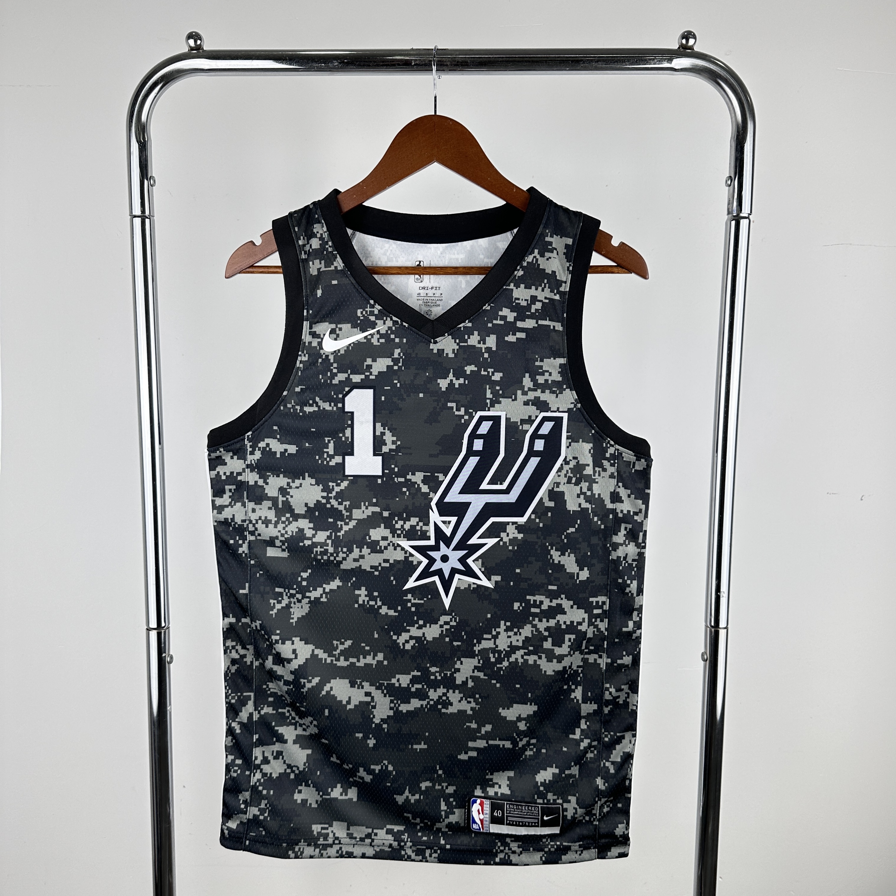 SAN ANTONIO SPURS CAMO  #1 WEMBANYAMA