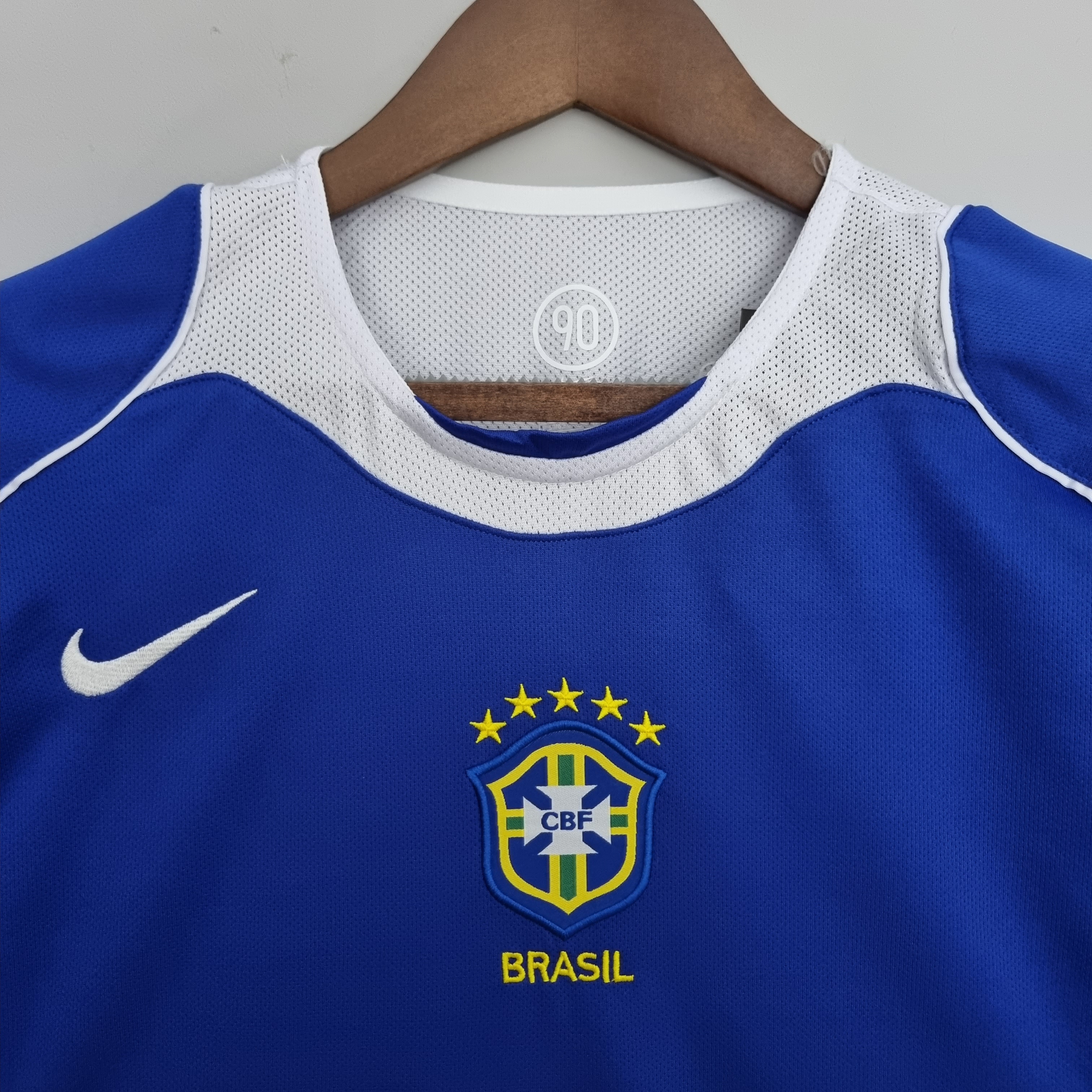 Retro 2004 Brazil Away  S-XXL