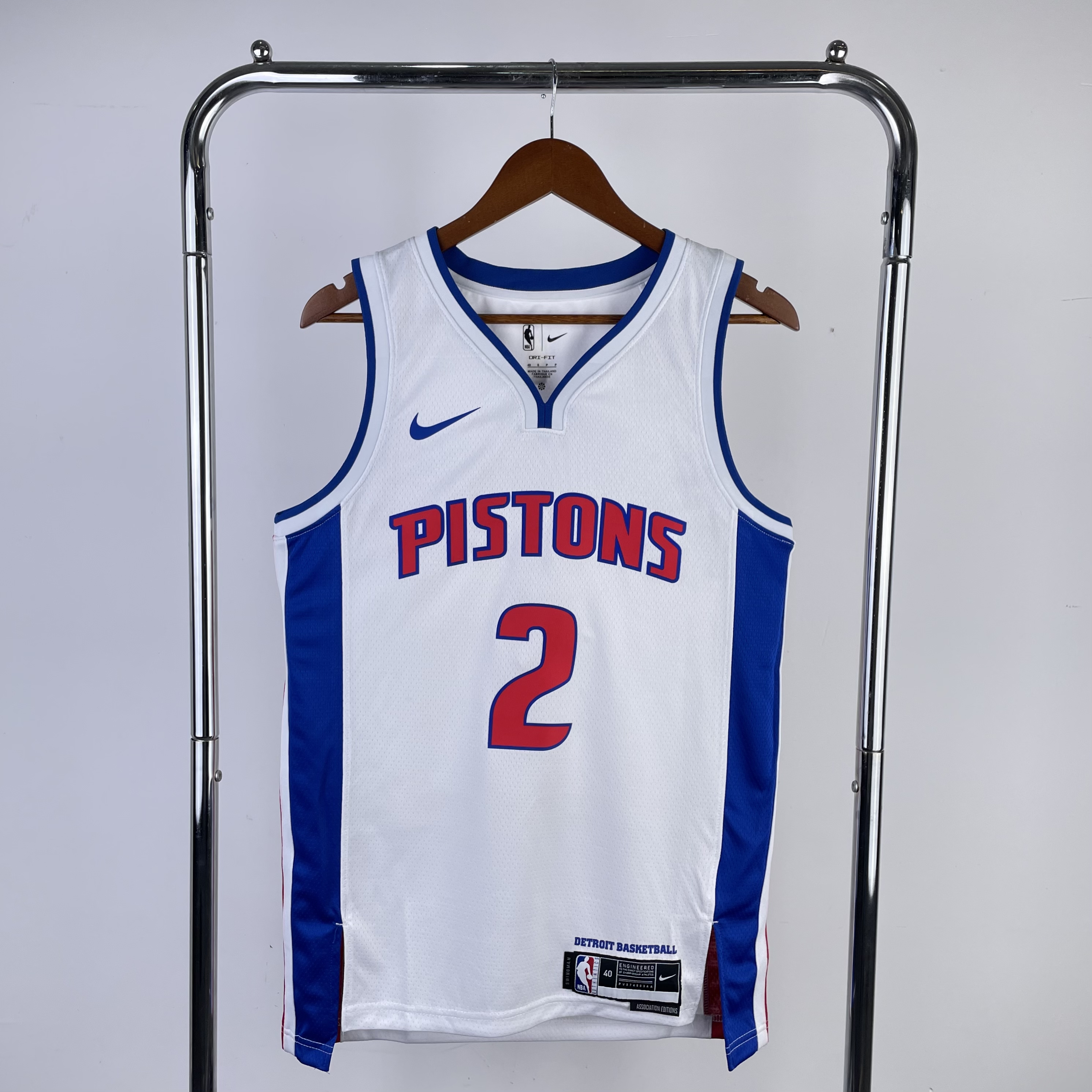 23 Season Detroit Pistons White  #2