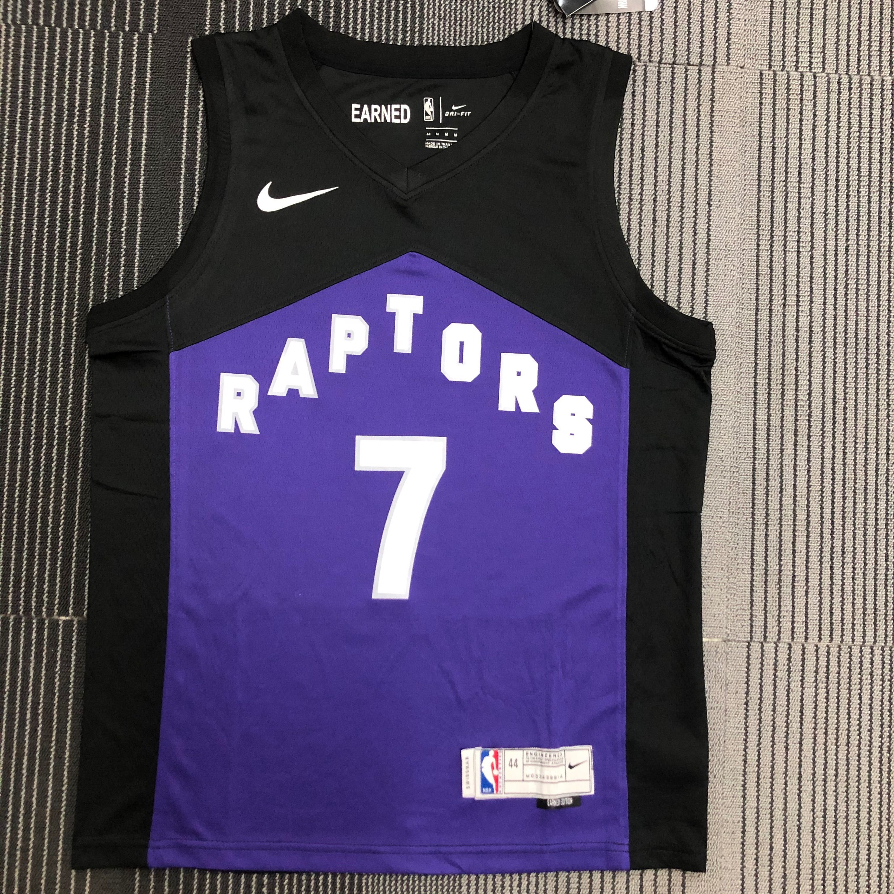 21 Season Toronto Raptors Purple  No.7 Lowry