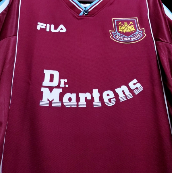 Retro 99/01 West Ham United home S-XXL