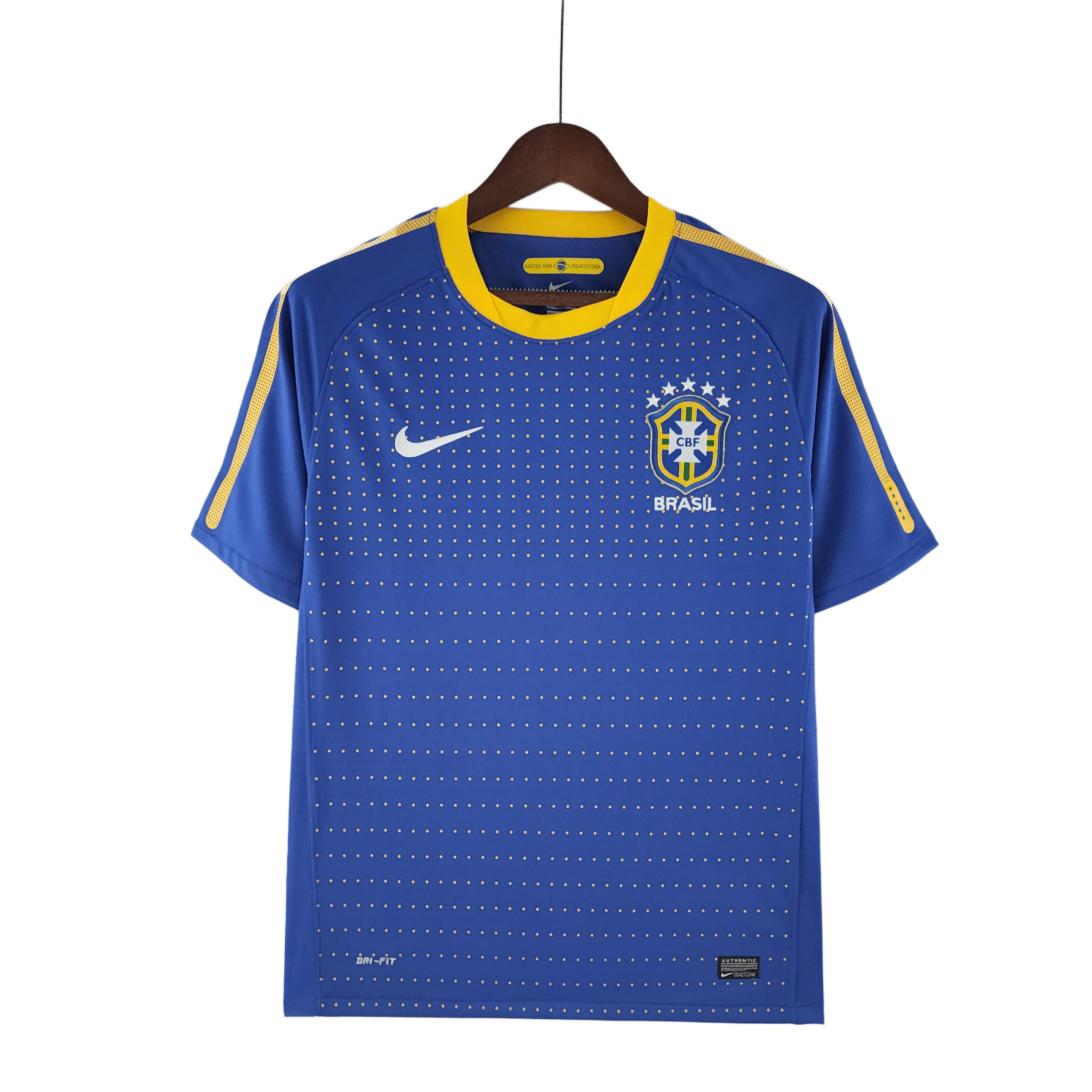 Retro  Brazil 2010 Away Blue