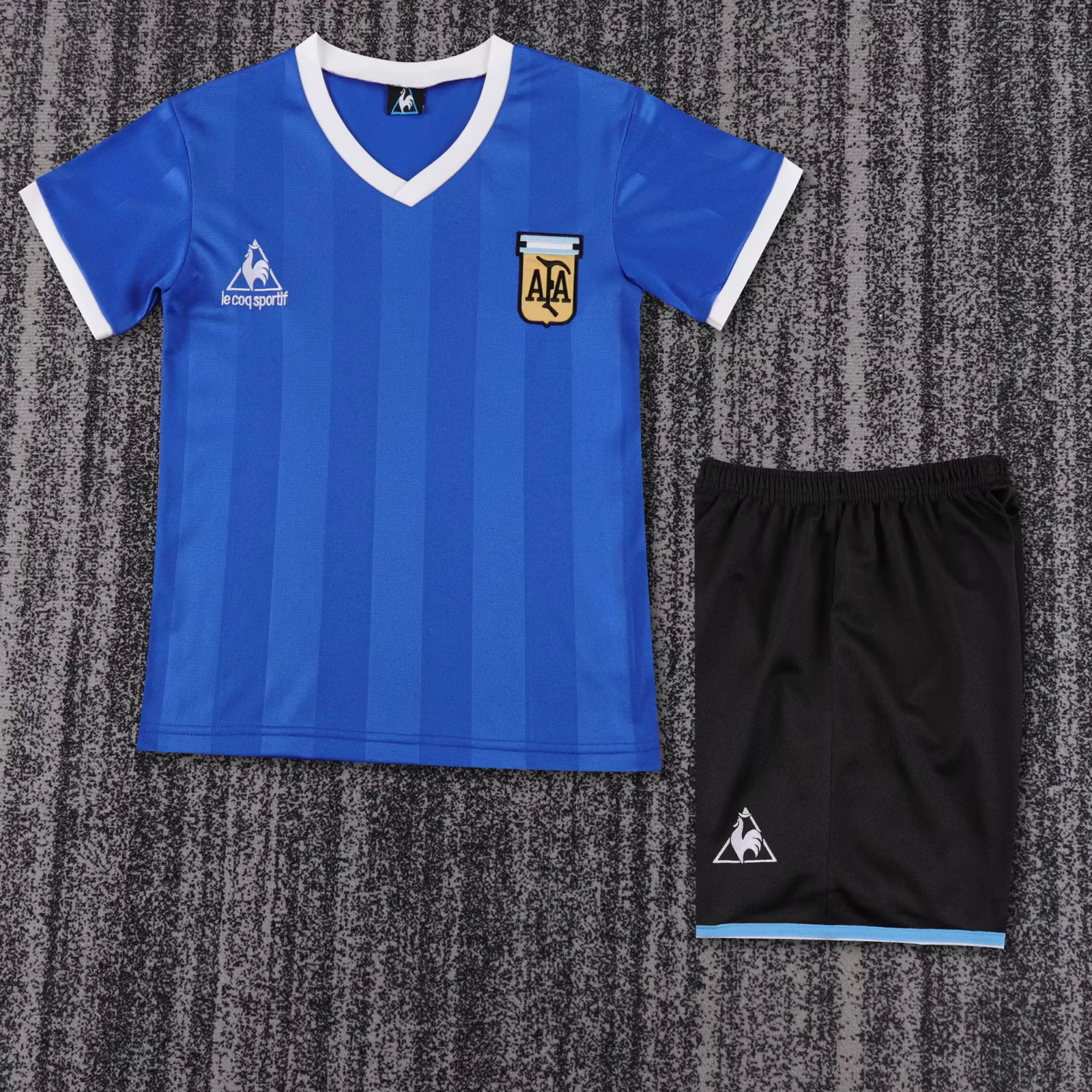 Kids Retro Kit Argentina 1986 Away