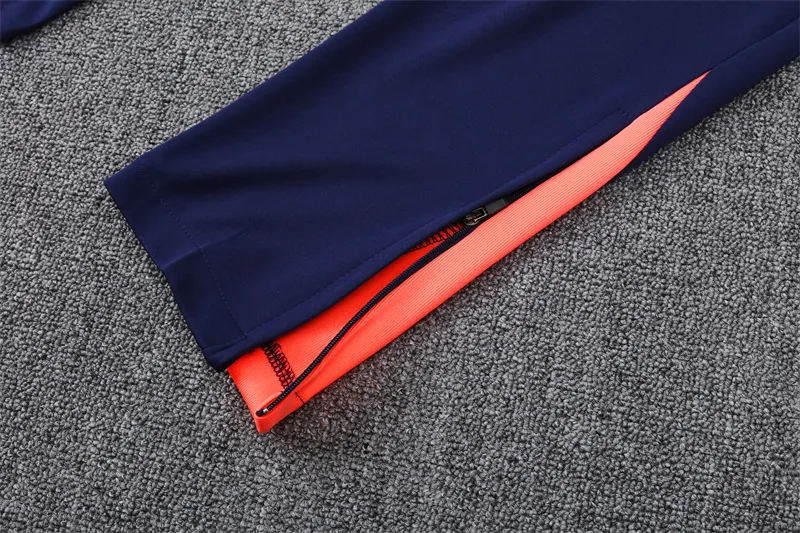 Adult/ Kids 2425 Barcelona half zipper Training suit 0C2A1203