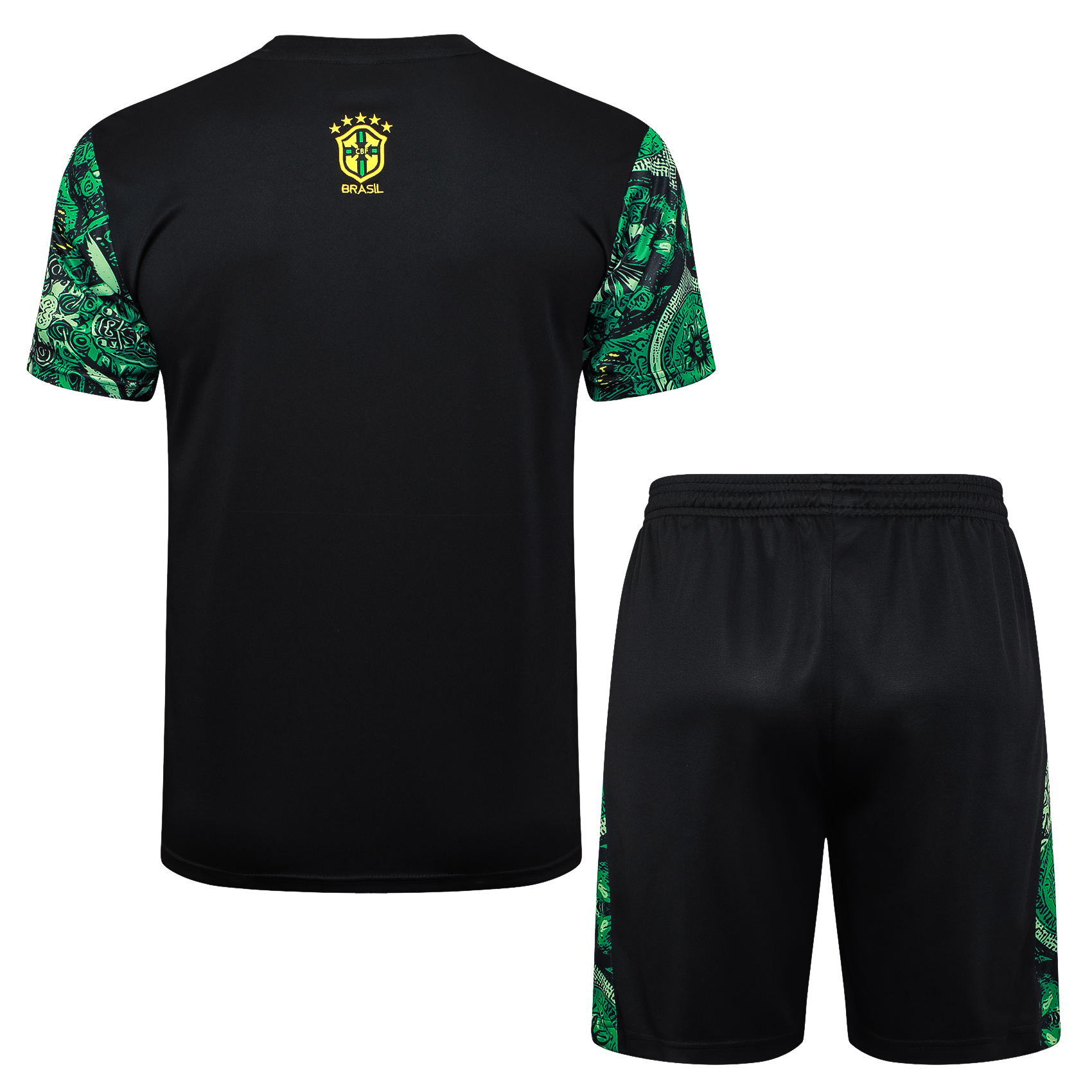 Brasil 2425 Short Sleeves Training Suit Green S-XXL