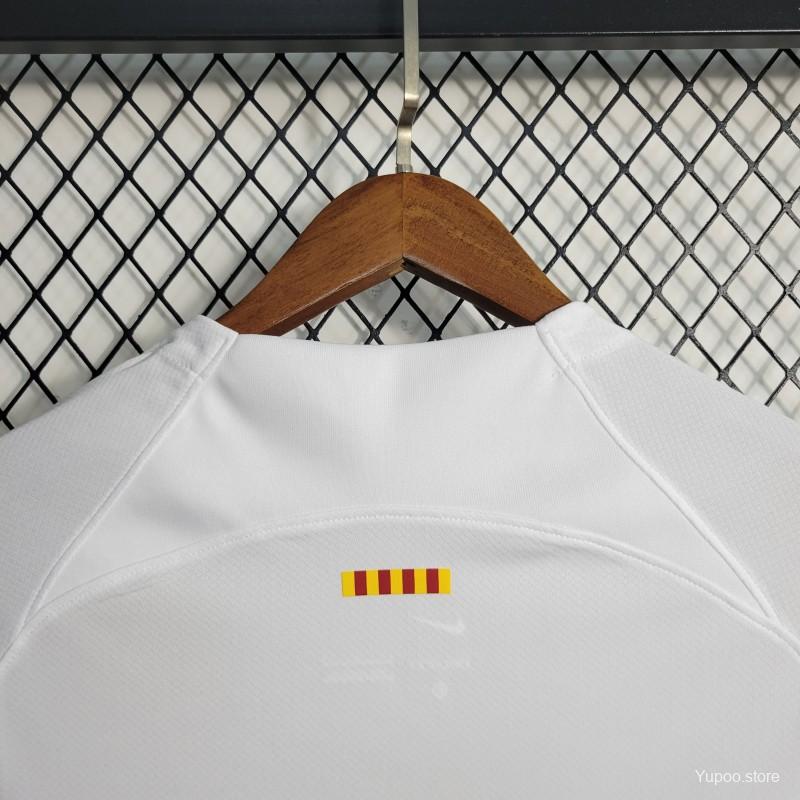 23-24 Barcelona Away White