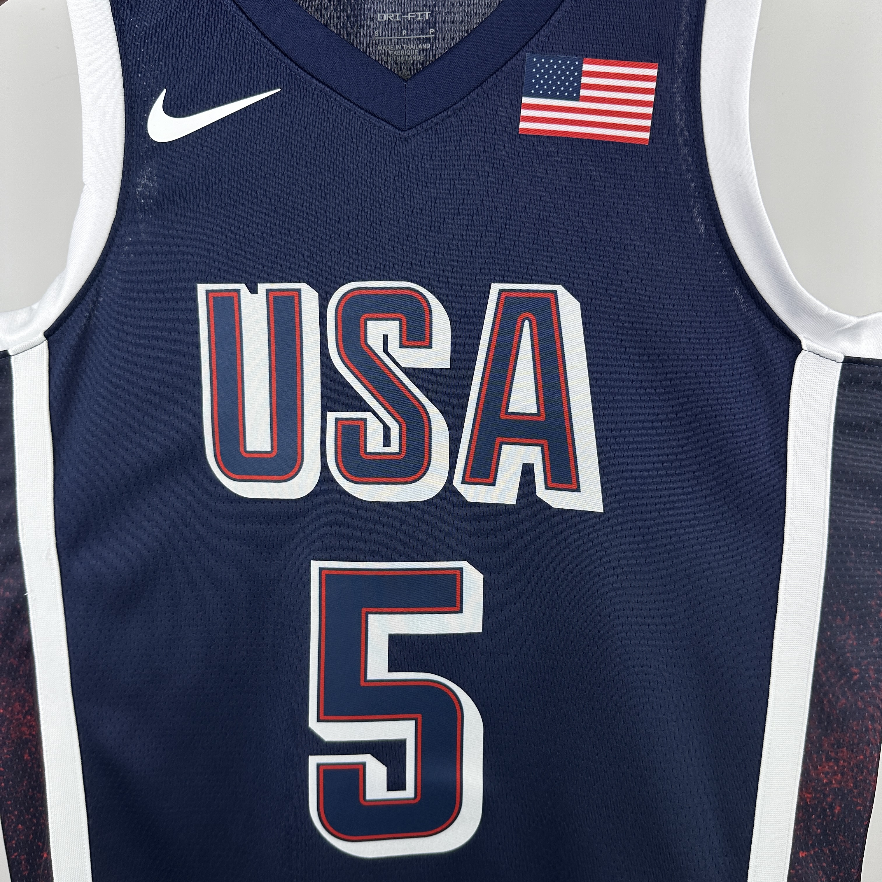 2024 Olympic Basketball USA Blue No.5 EDWARDS
