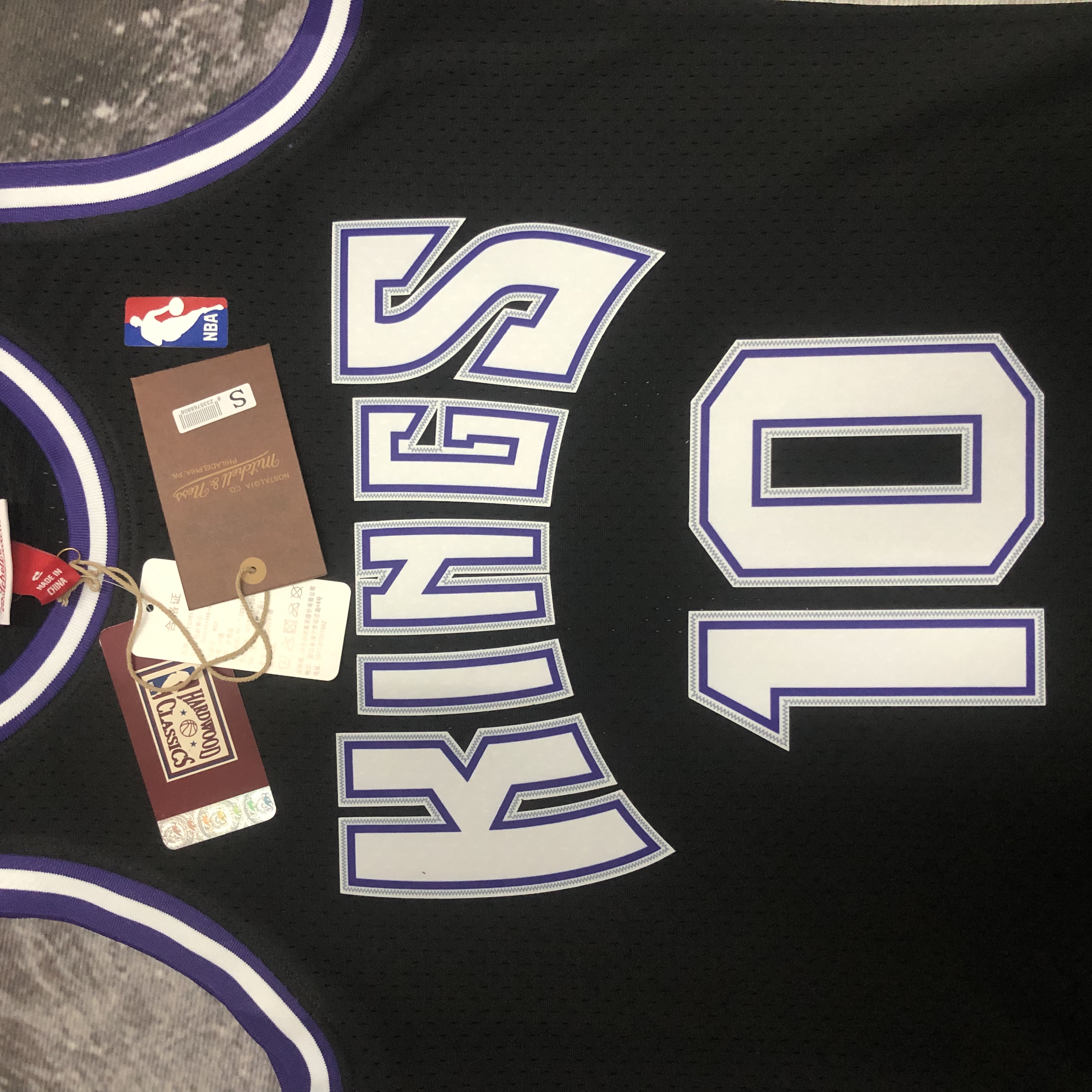 MN Heat Press Retro: Sacramento Kings 01 Season Blue No.10 BIBBY