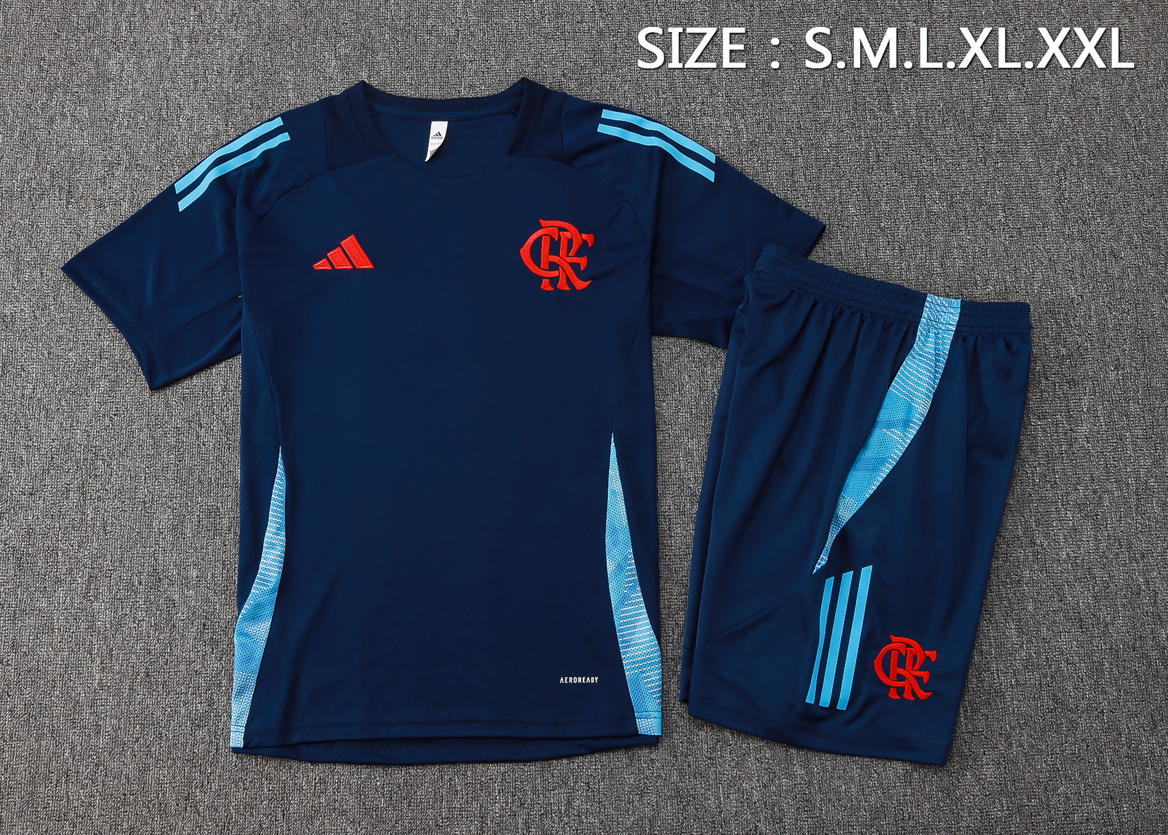 24-25 Flamengo Short Sleeves Training Suit D1242