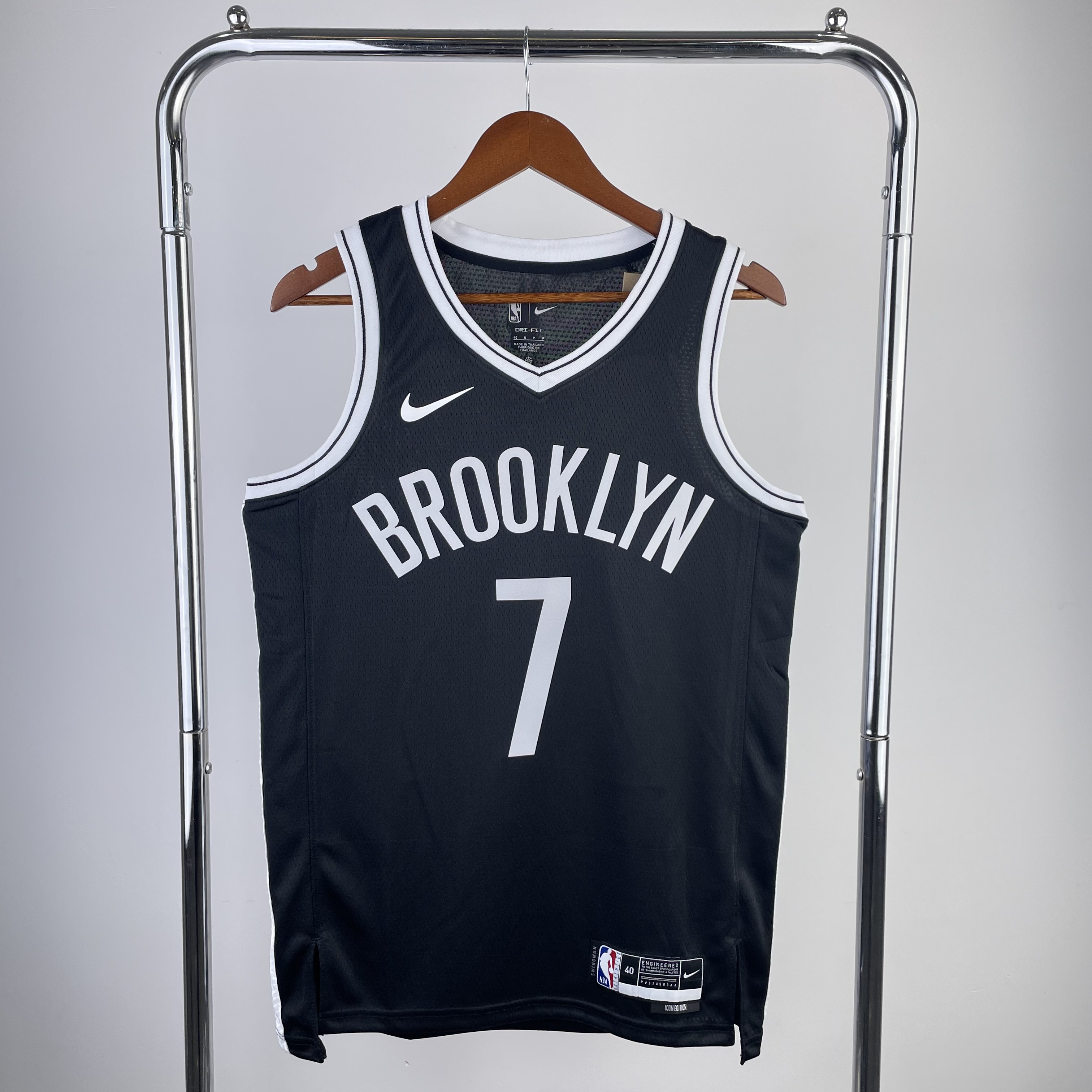 23 Season Brooklyn Nets Black  No.7 Durant