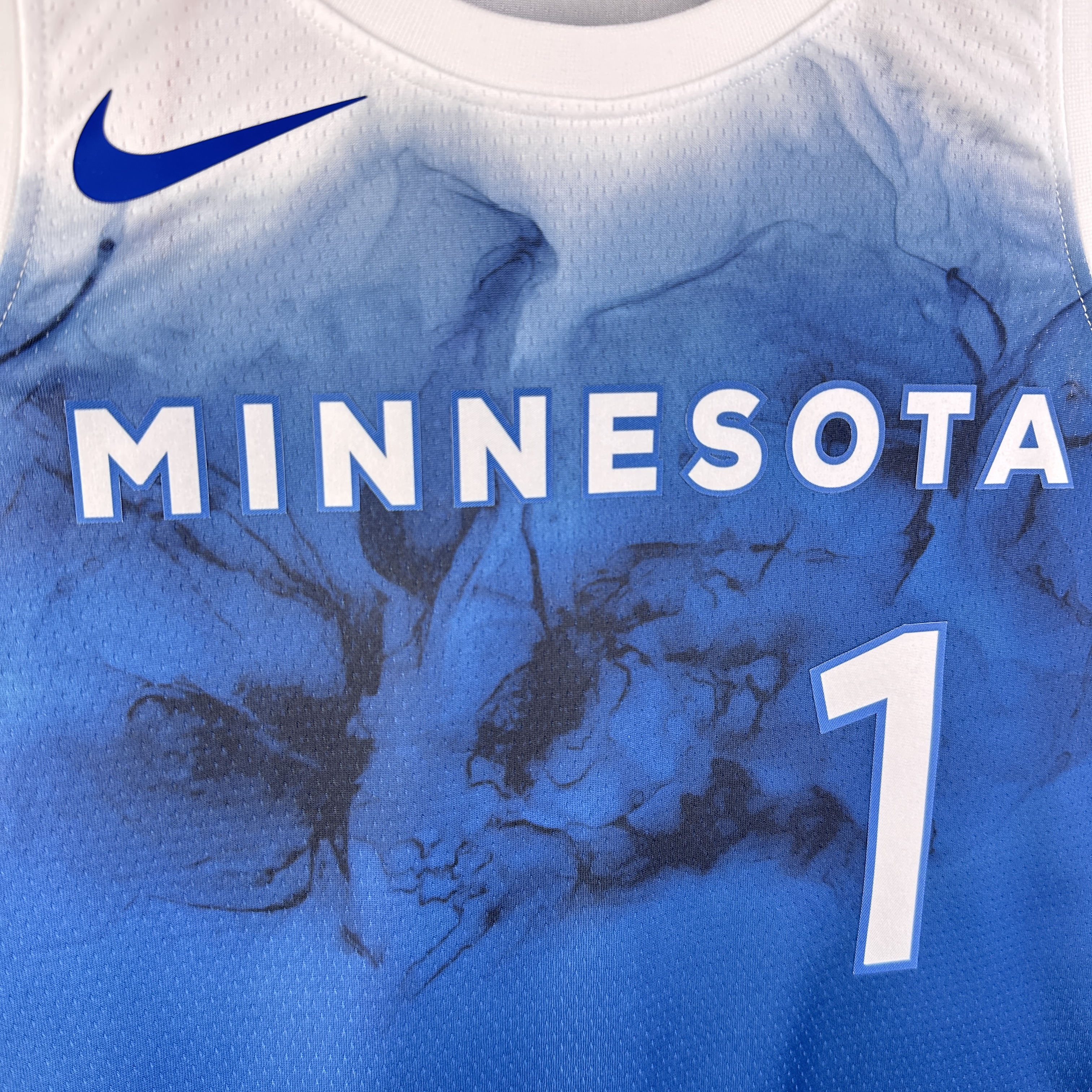 24 SEASON MINNESOTA TIMBERWOLVES CITY VERSION  NO.1 ANDERSON
